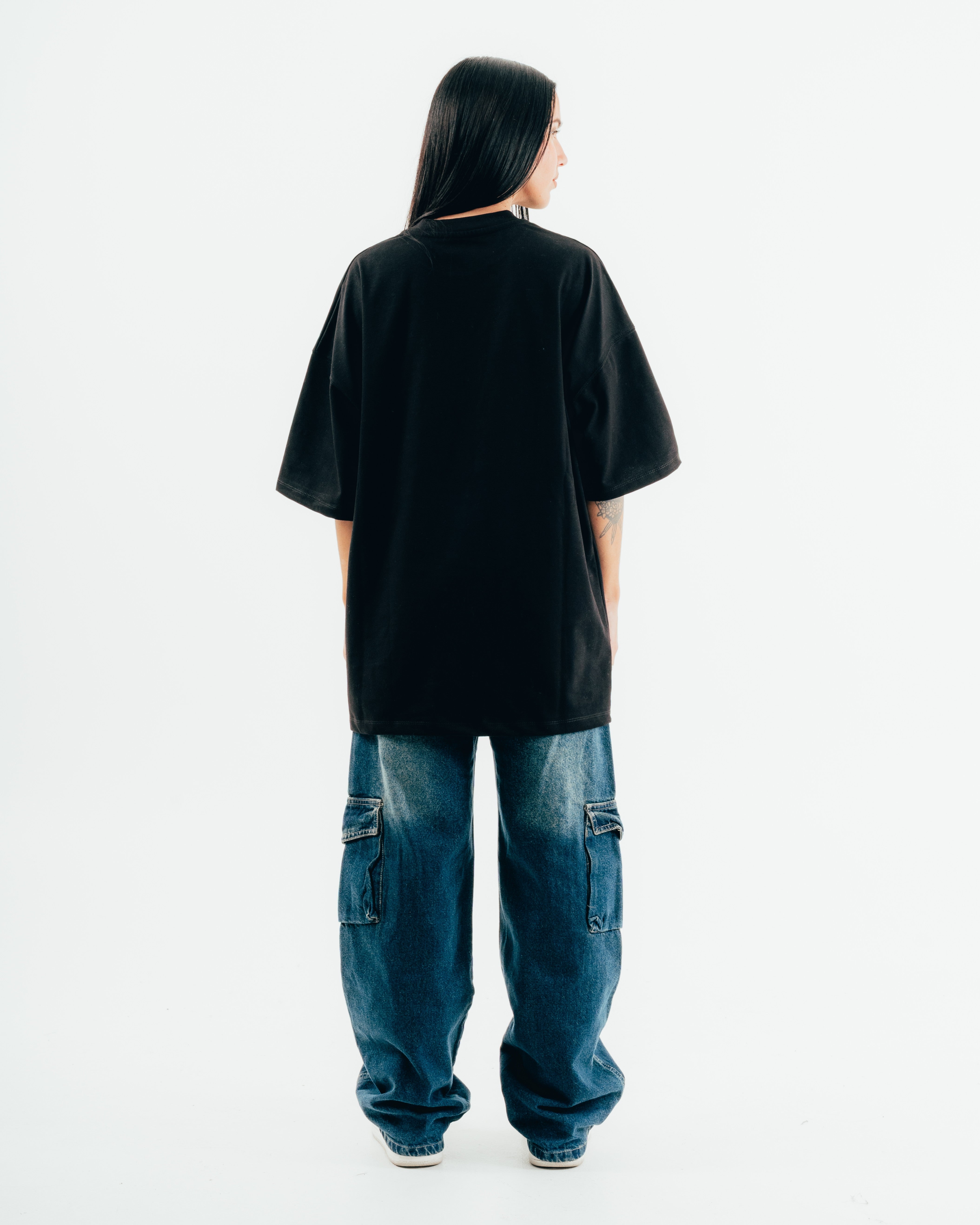 REMERA OVERSIZED [ NINTENDO ] MARIO KART BLACK