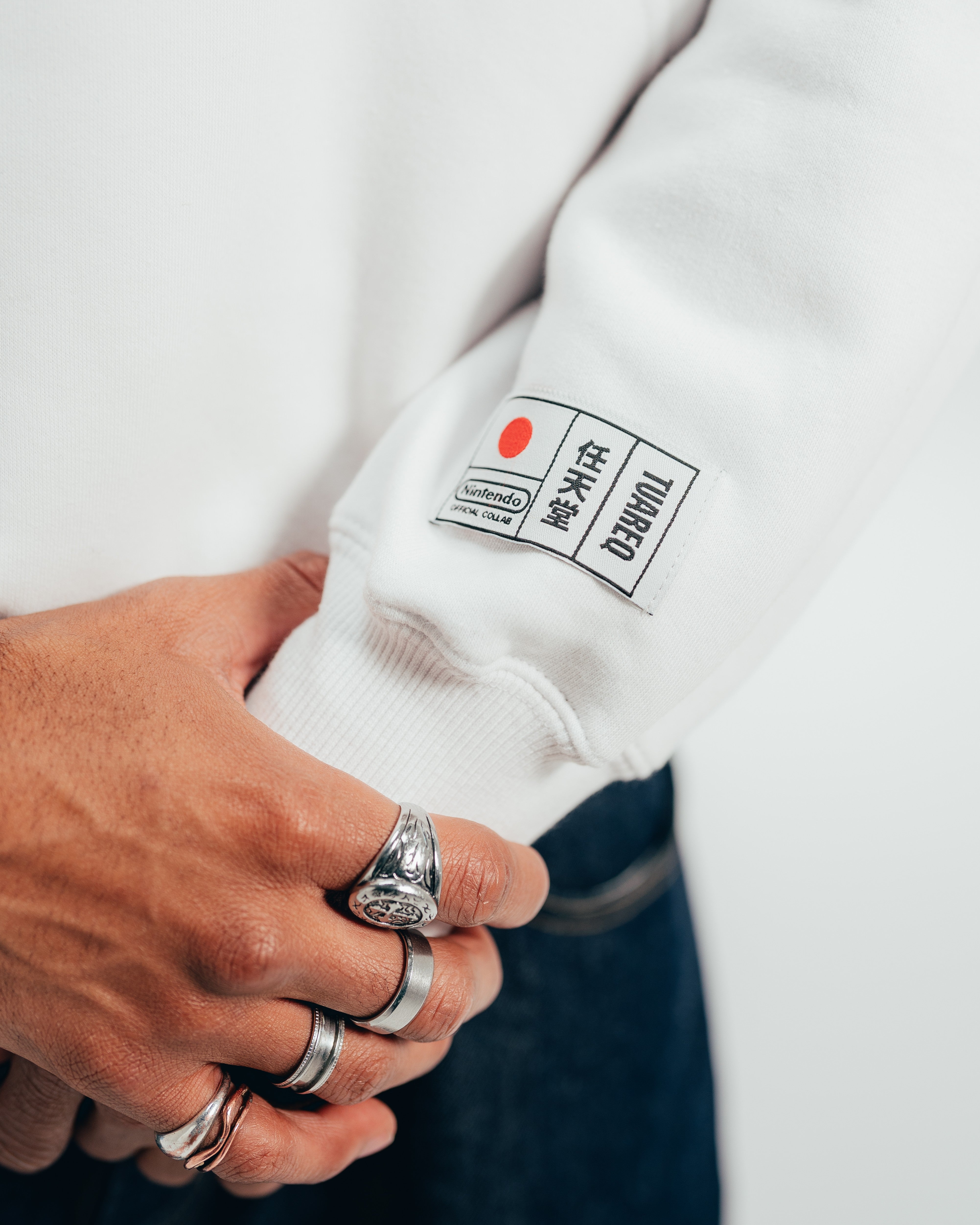 HOODIE EXTRAHEAVY [ NINTENDO ] SIMPLE WHITE