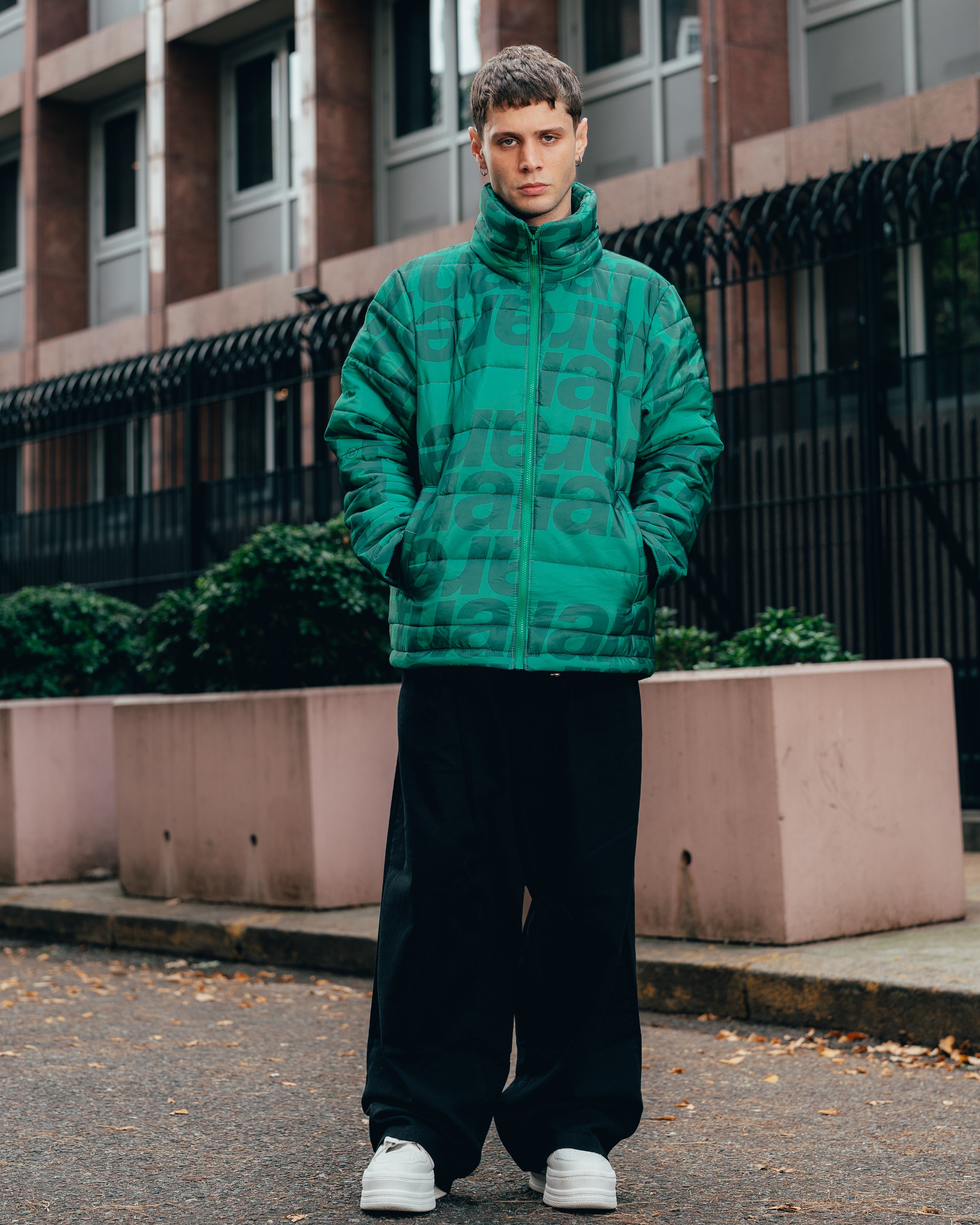 CAMPERA PUFFER [ TUAREQ ] MONOGRAMA GREEN