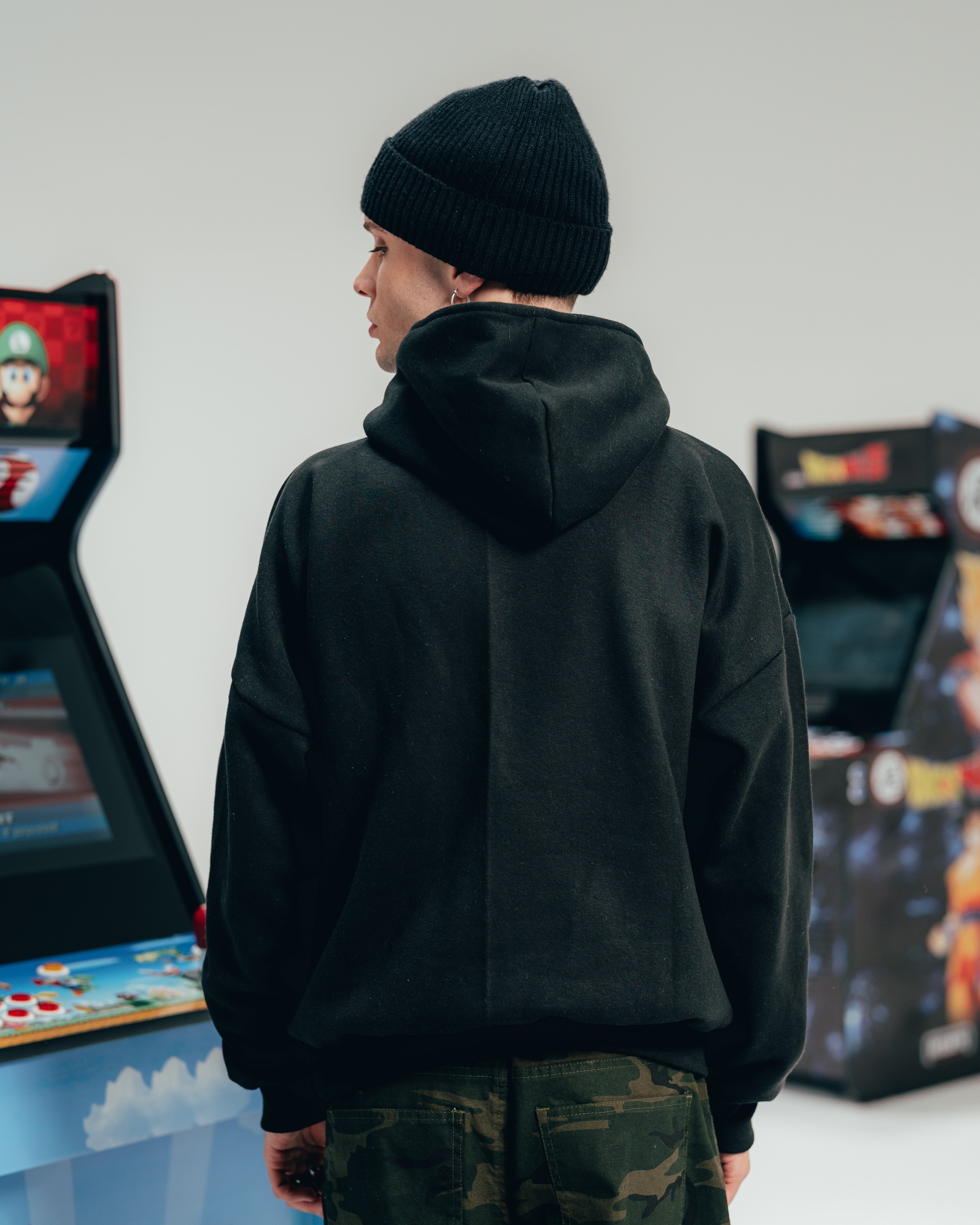 HOODIE EXTRAHEAVY [ NINTENDO ] PIKACHU BLACK