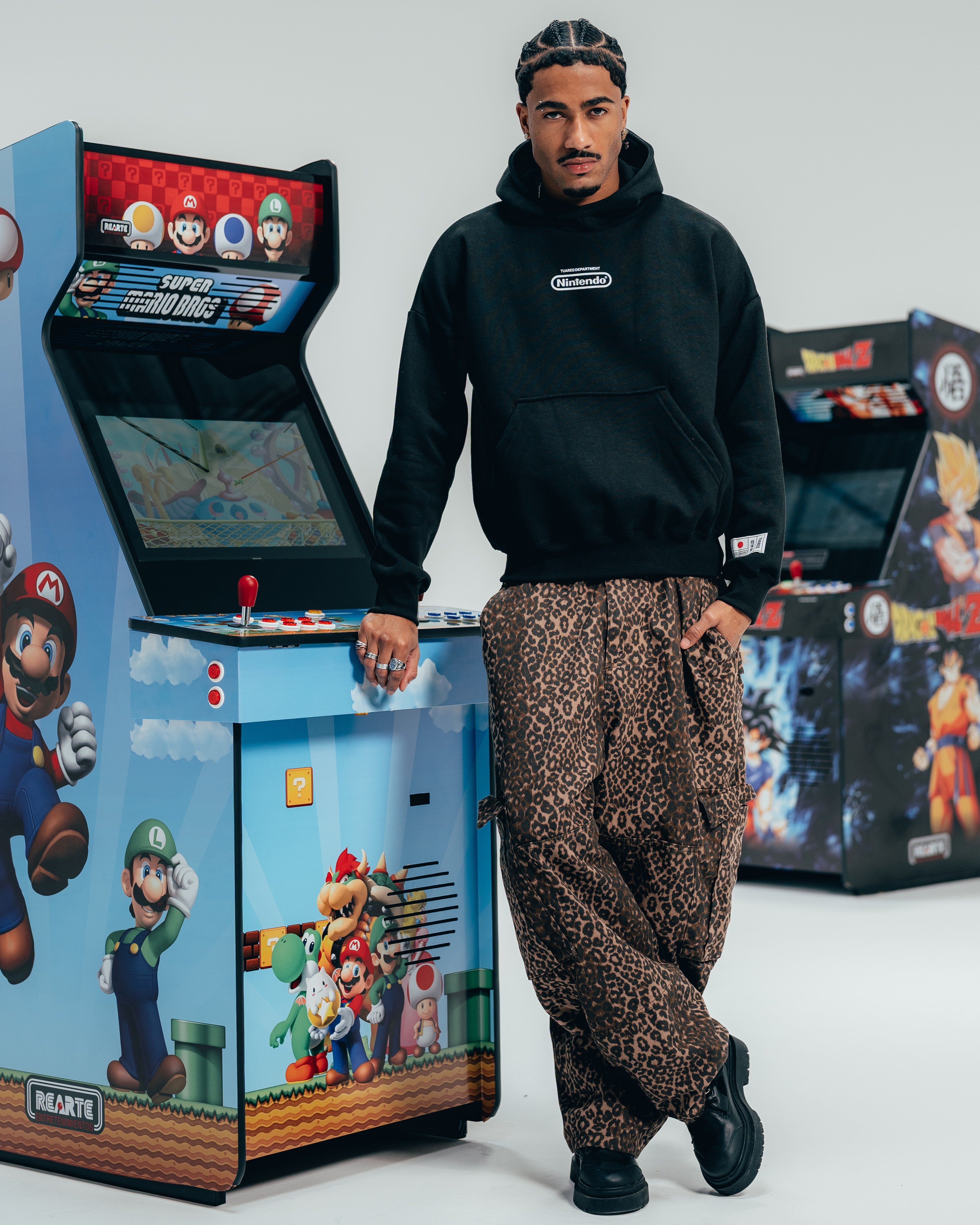 HOODIE EXTRAHEAVY [ NINTENDO ] SIMPLE BLACK