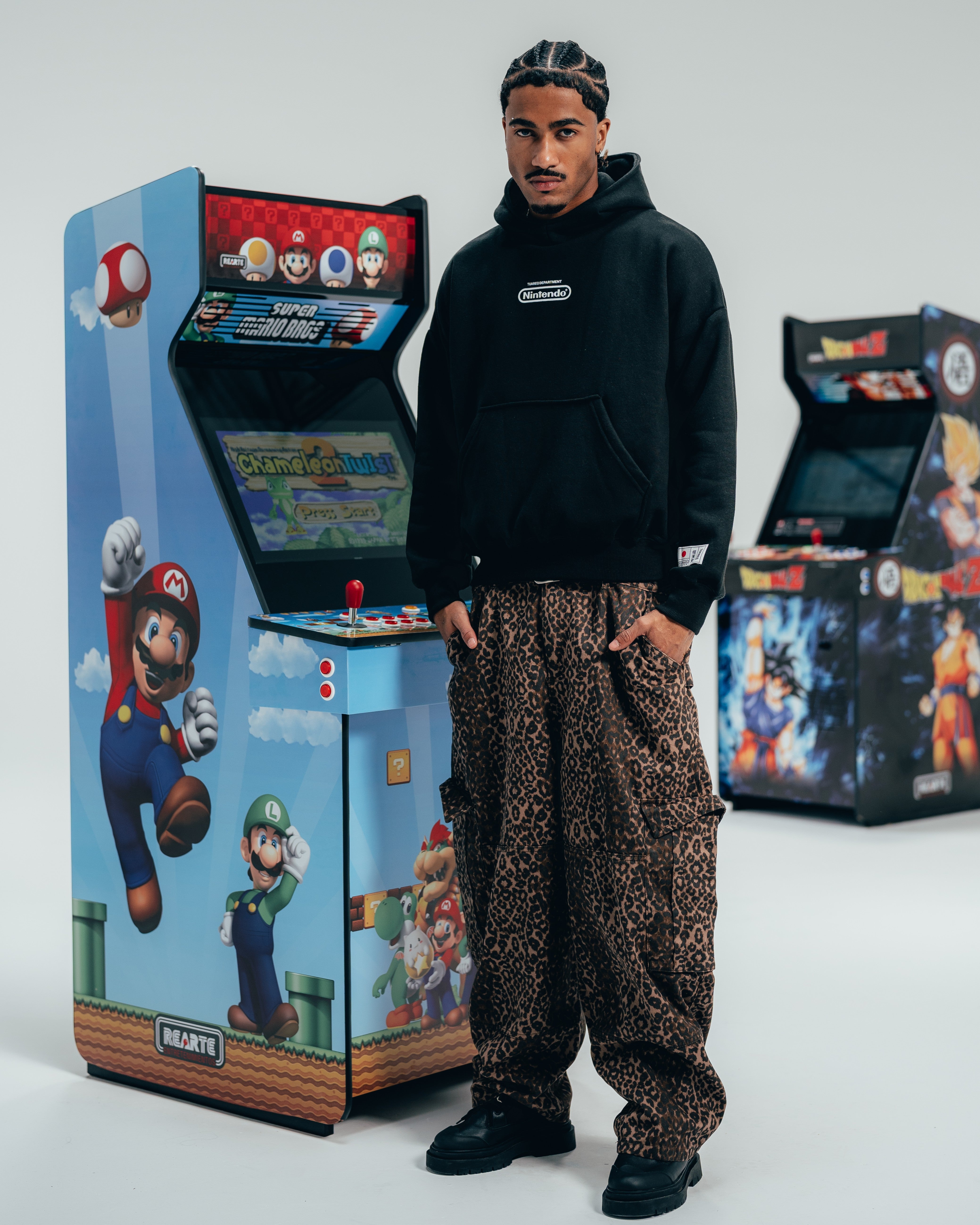 HOODIE EXTRAHEAVY [ NINTENDO ] SIMPLE BLACK
