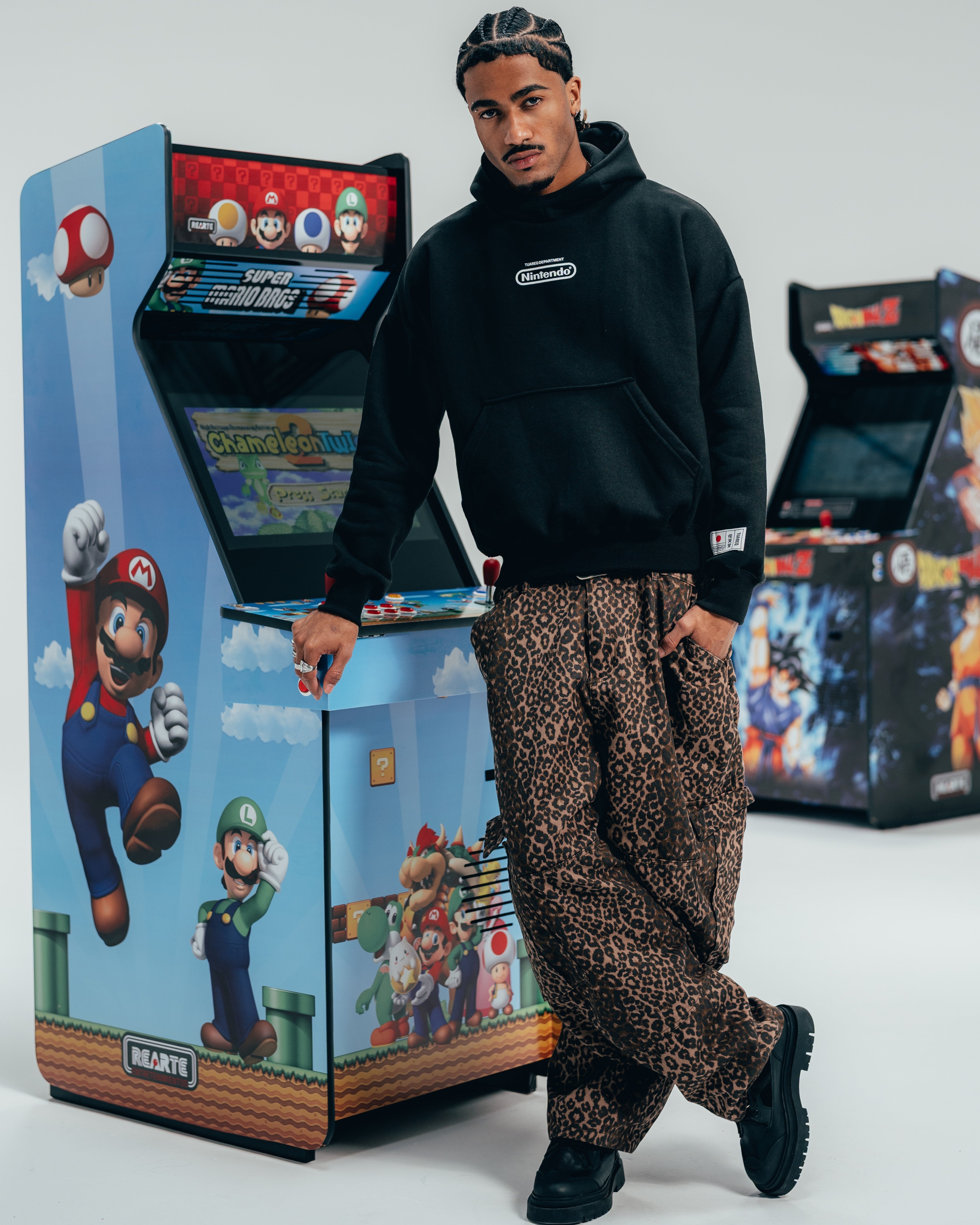 HOODIE EXTRAHEAVY [ NINTENDO ] SIMPLE BLACK
