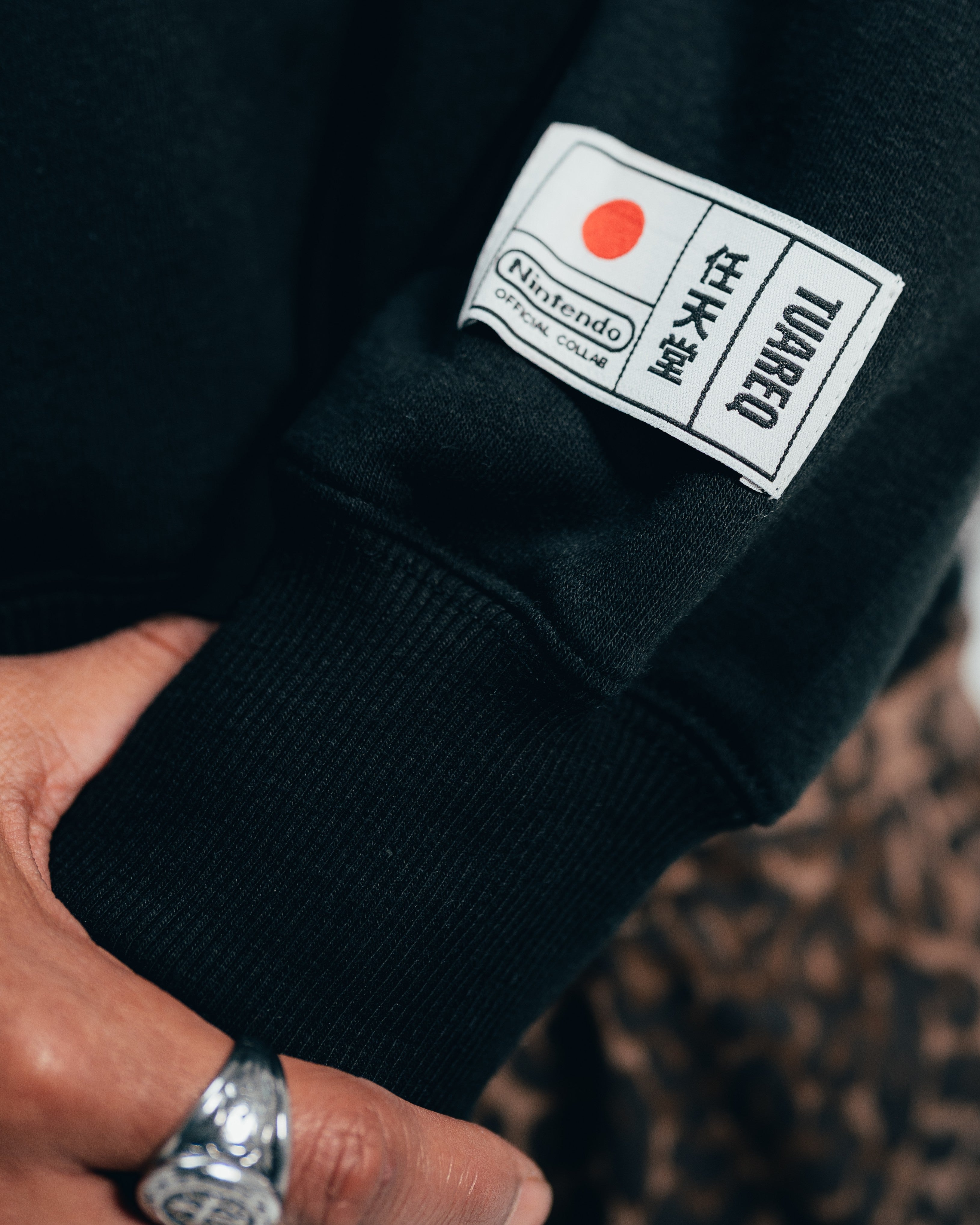 HOODIE EXTRAHEAVY [ NINTENDO ] SIMPLE BLACK