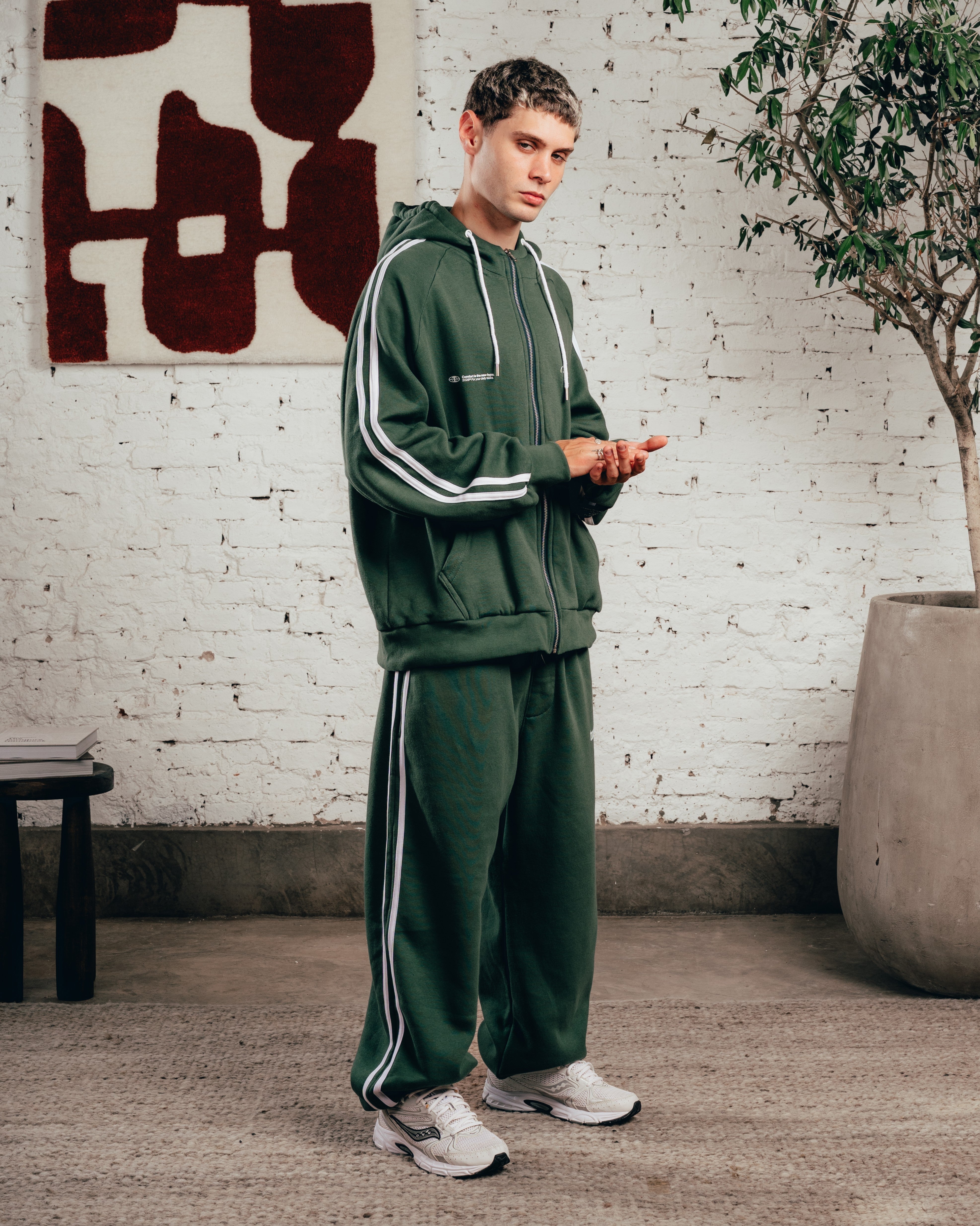 CONJUNTO STRIPE [ COMFORT ] CLOUD GREEN