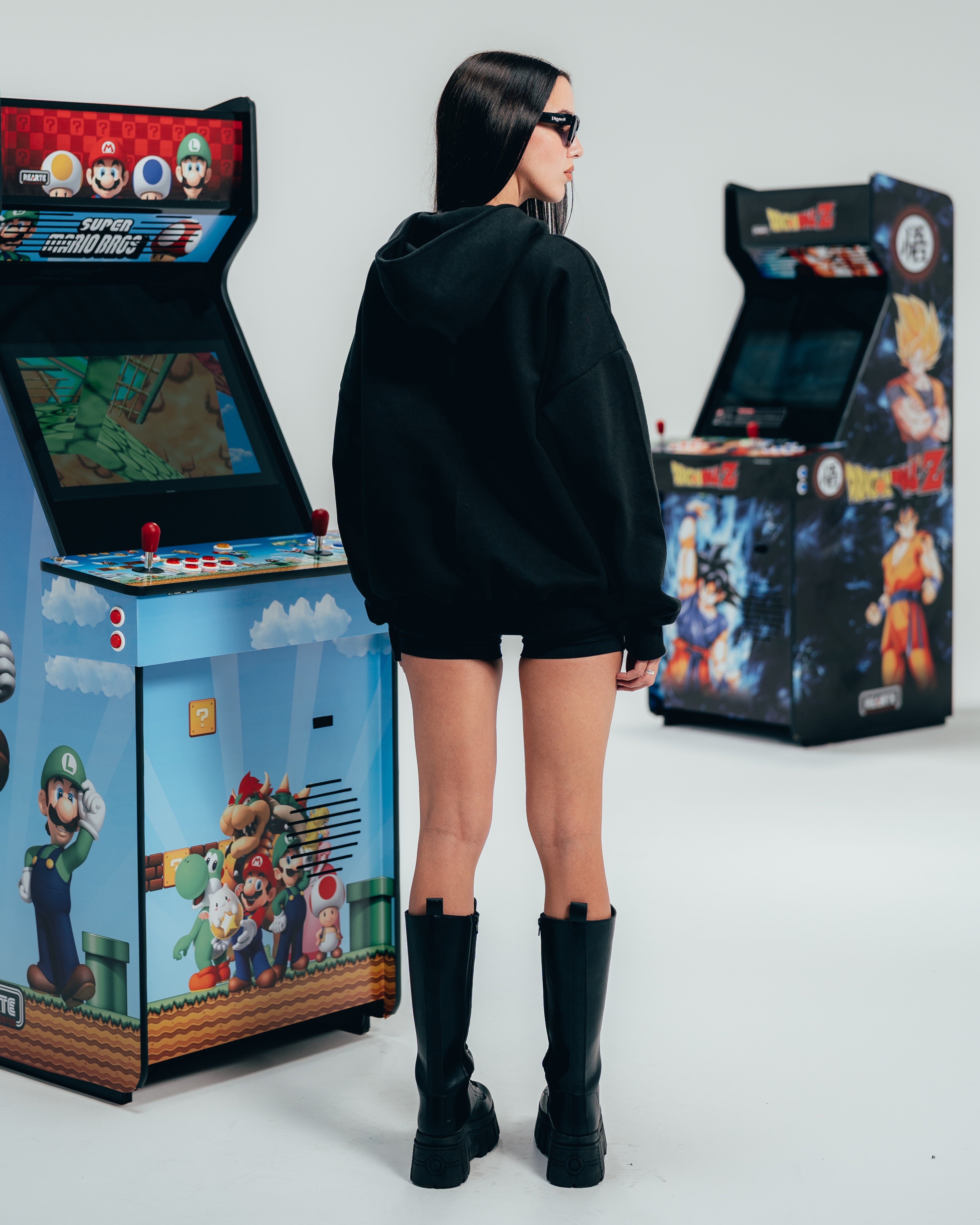 HOODIE EXTRAHEAVY [ NINTENDO ] PIKACHU BLACK