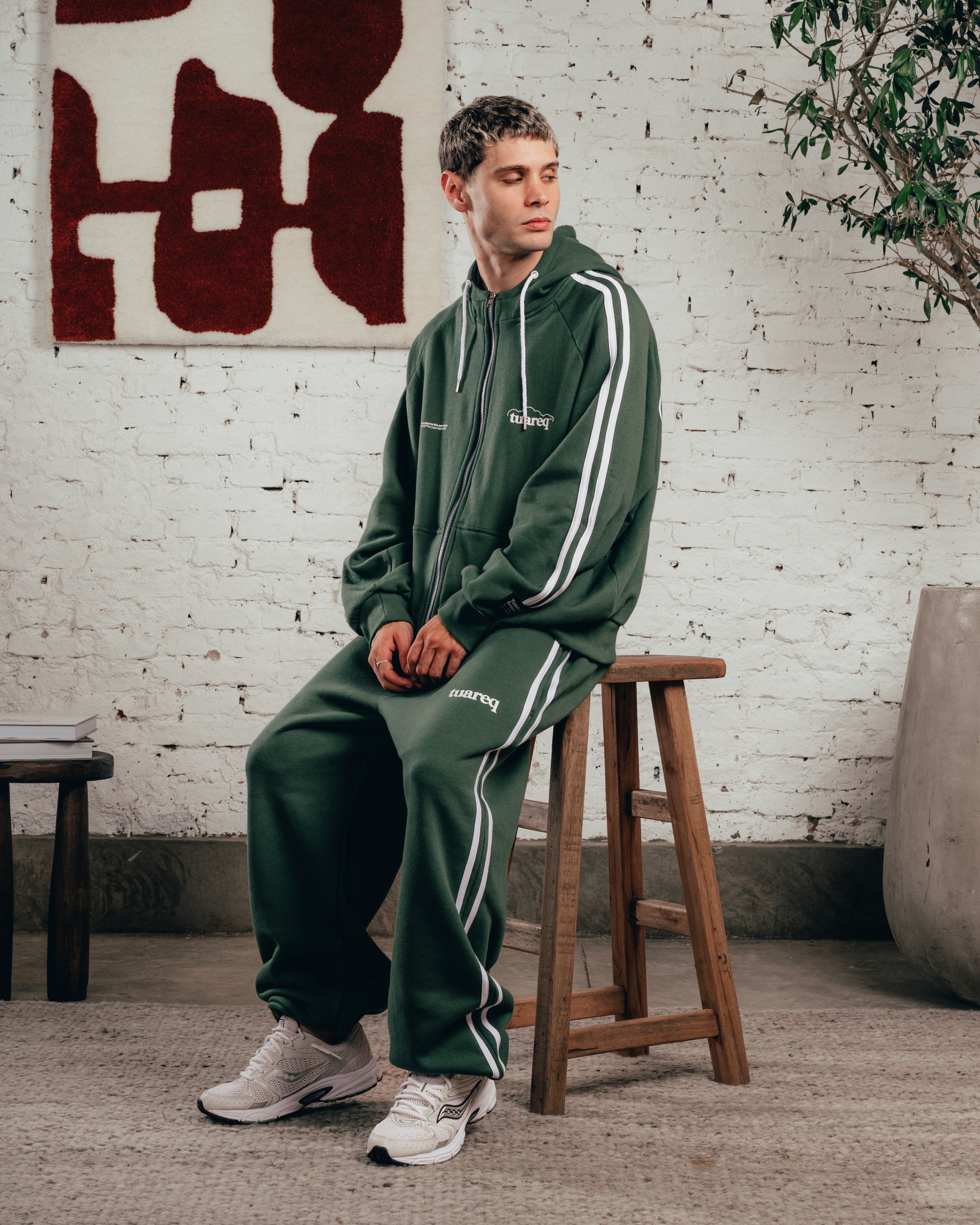 CONJUNTO STRIPE [ COMFORT ] CLOUD GREEN