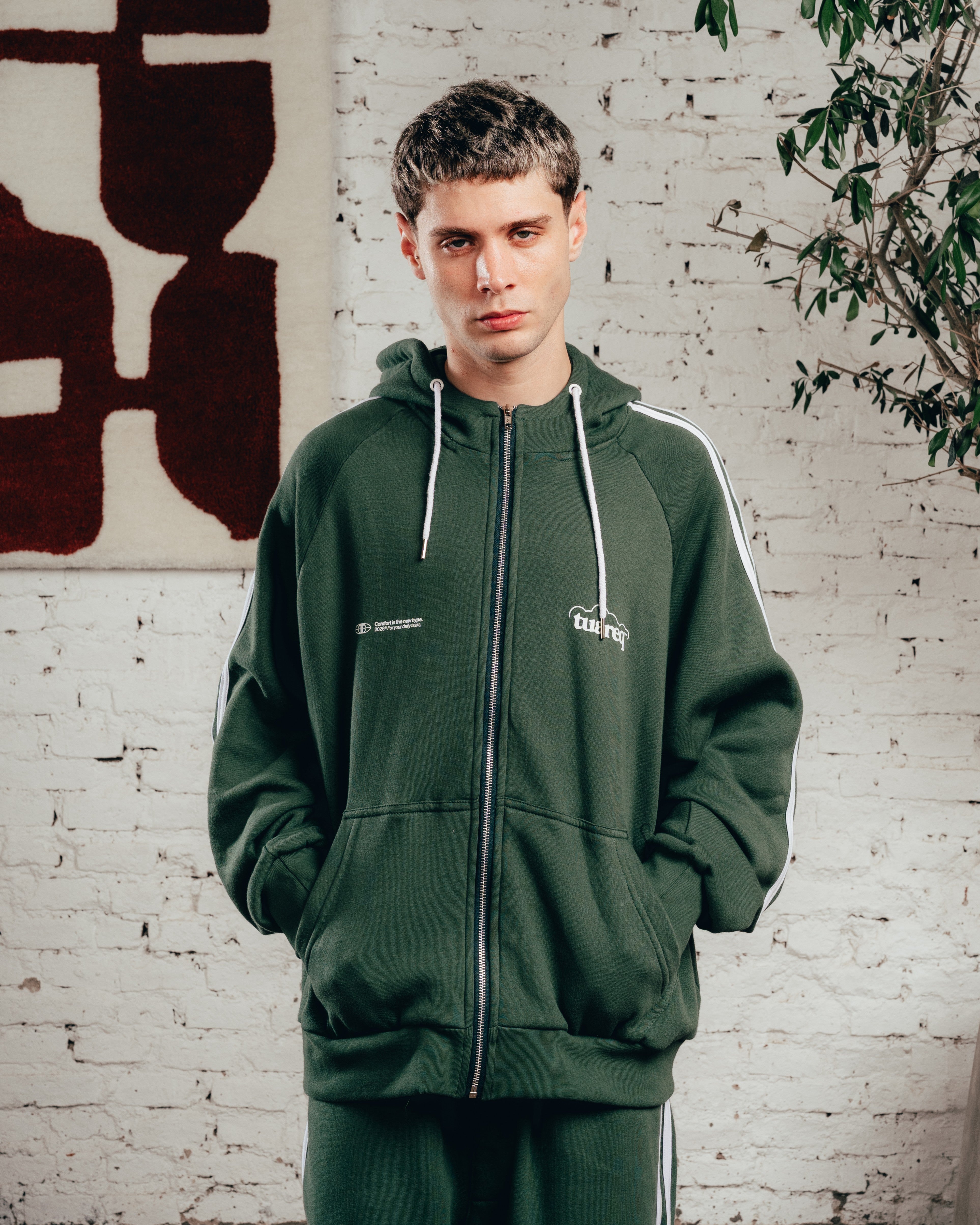 CONJUNTO STRIPE [ COMFORT ] CLOUD GREEN