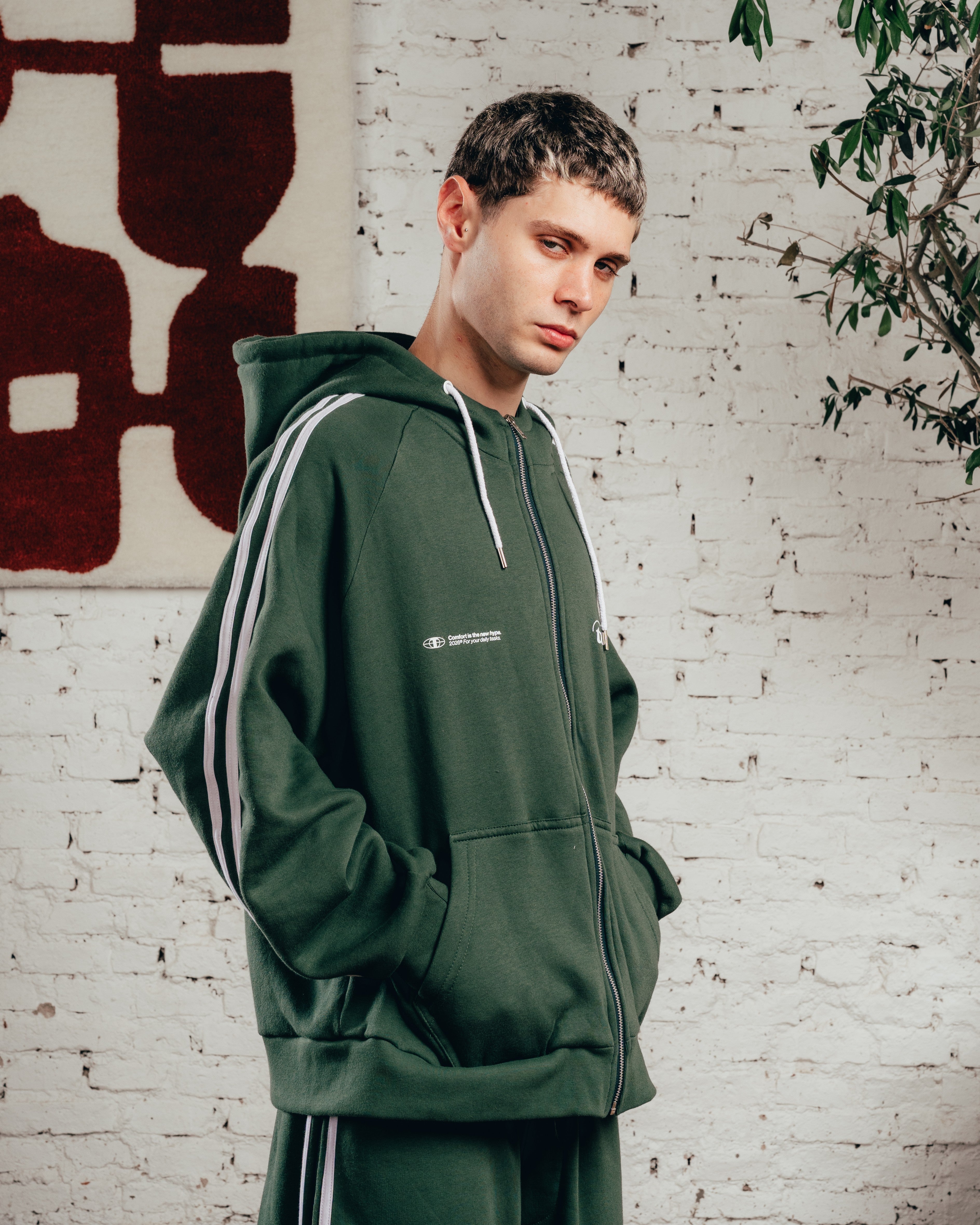 CONJUNTO STRIPE [ COMFORT ] CLOUD GREEN