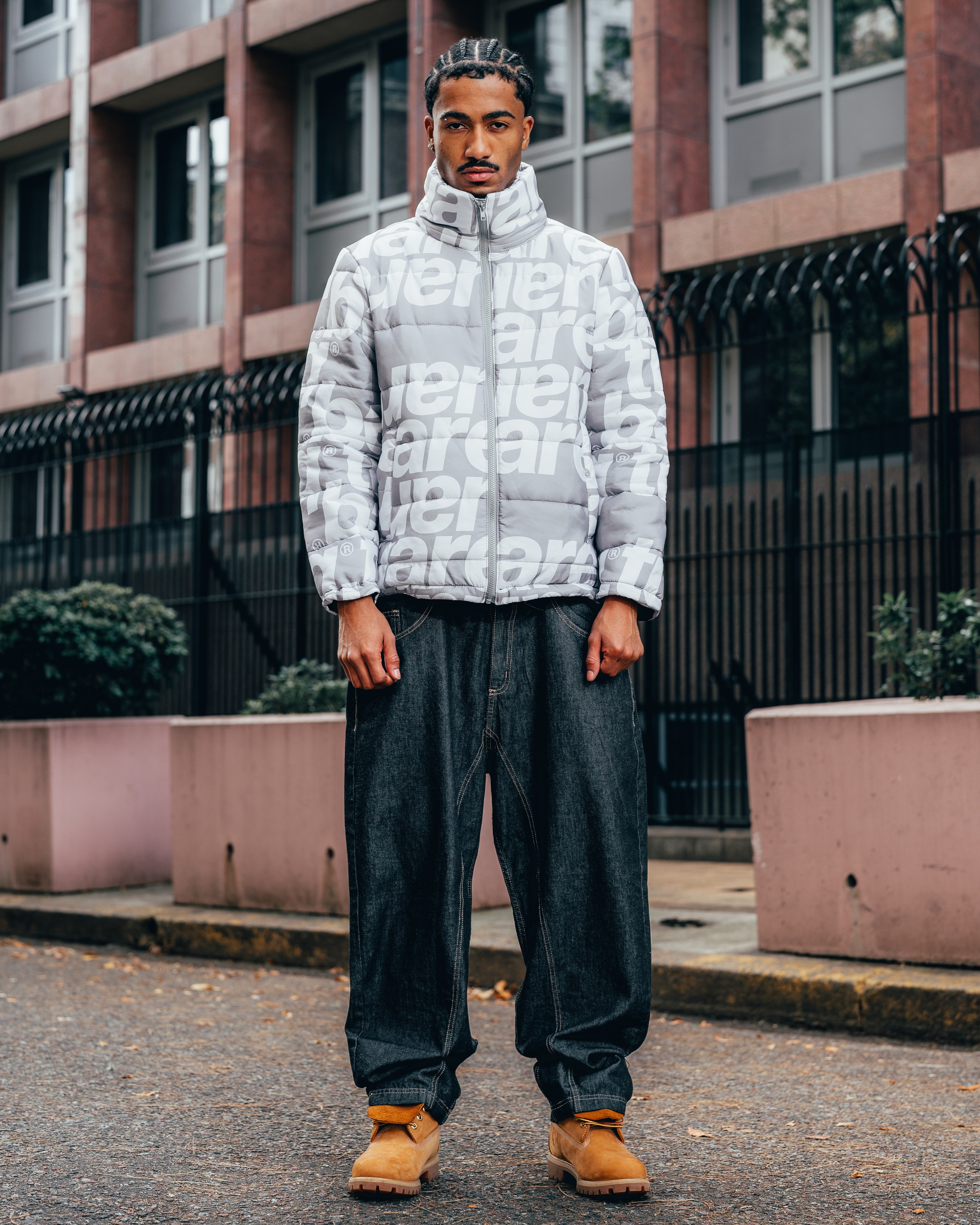 CAMPERA PUFFER [ TUAREQ ] MONOGRAMA SILVER