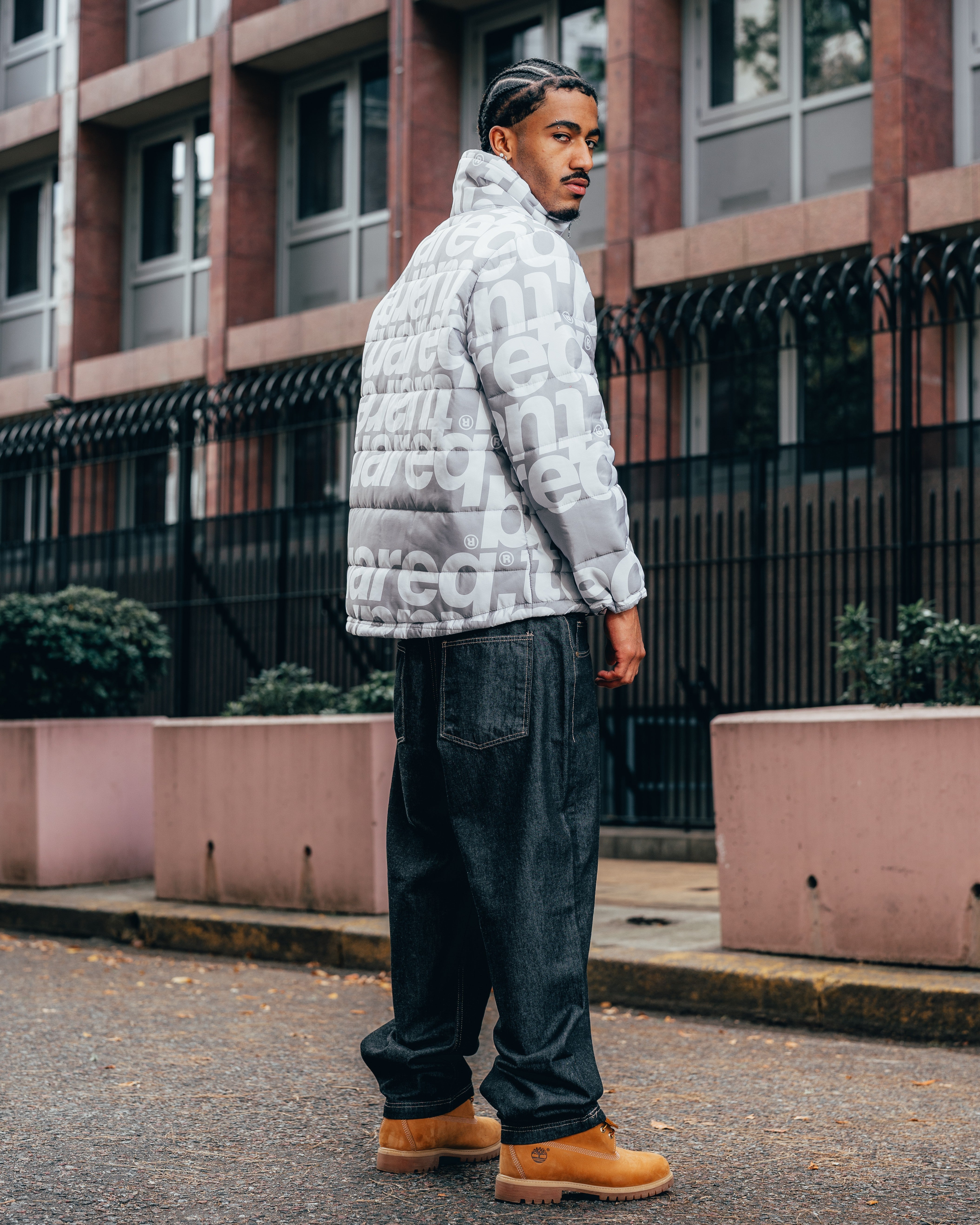 CAMPERA PUFFER [ TUAREQ ] MONOGRAMA SILVER