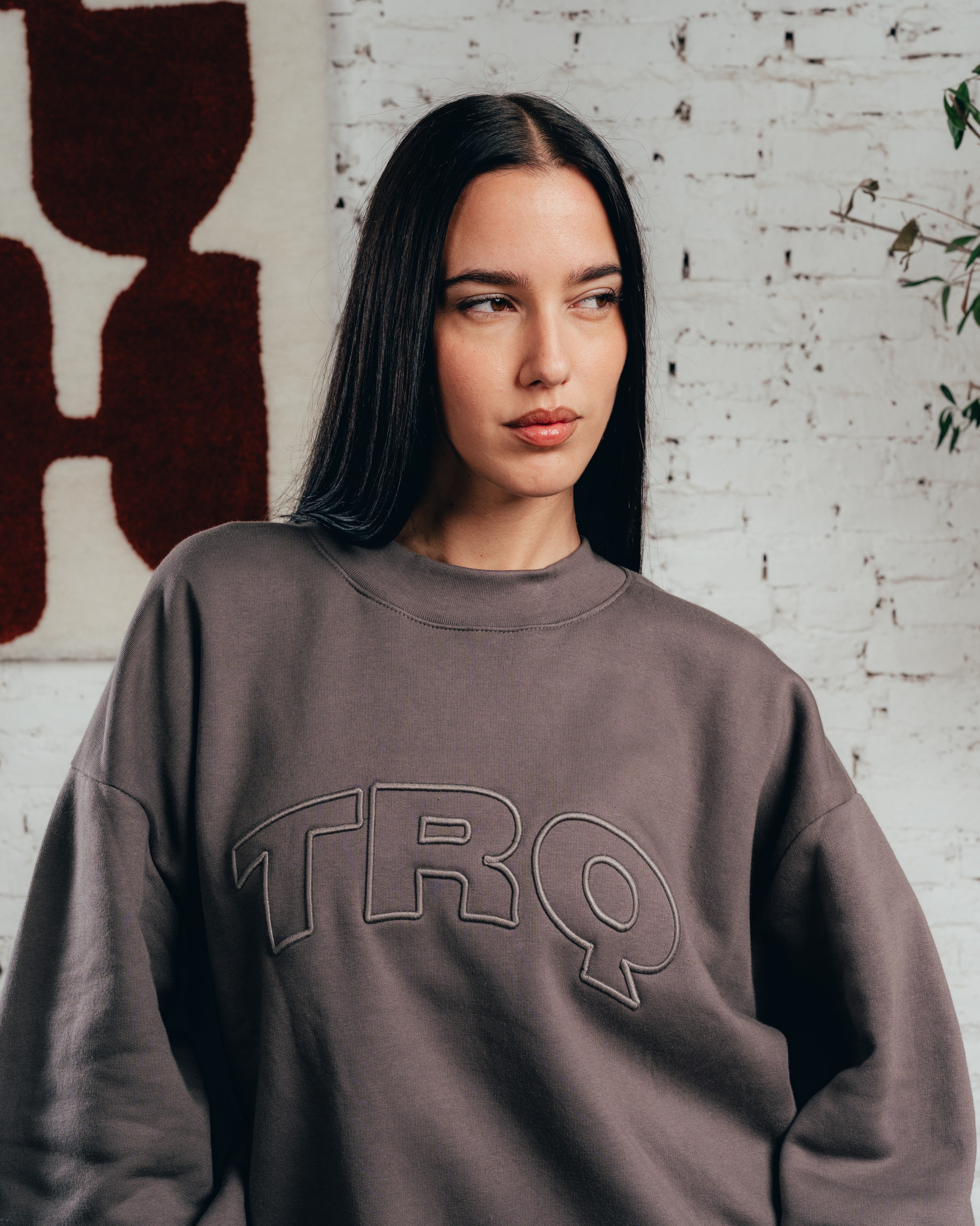 CREWNECK COSTURA  [ COMFORT ] TRQ GREY