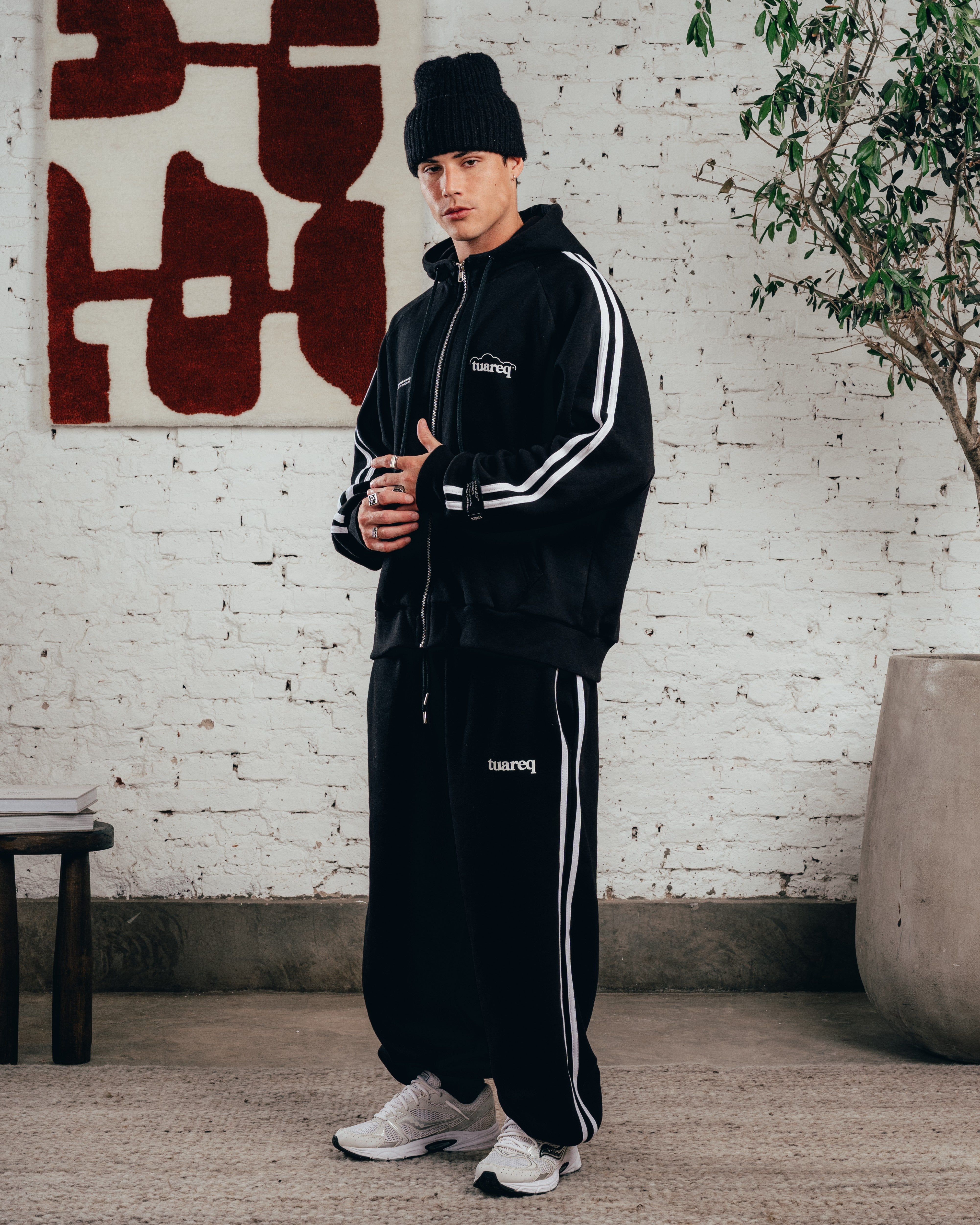 CONJUNTO STRIPE [ COMFORT ] CLOUD BLACK