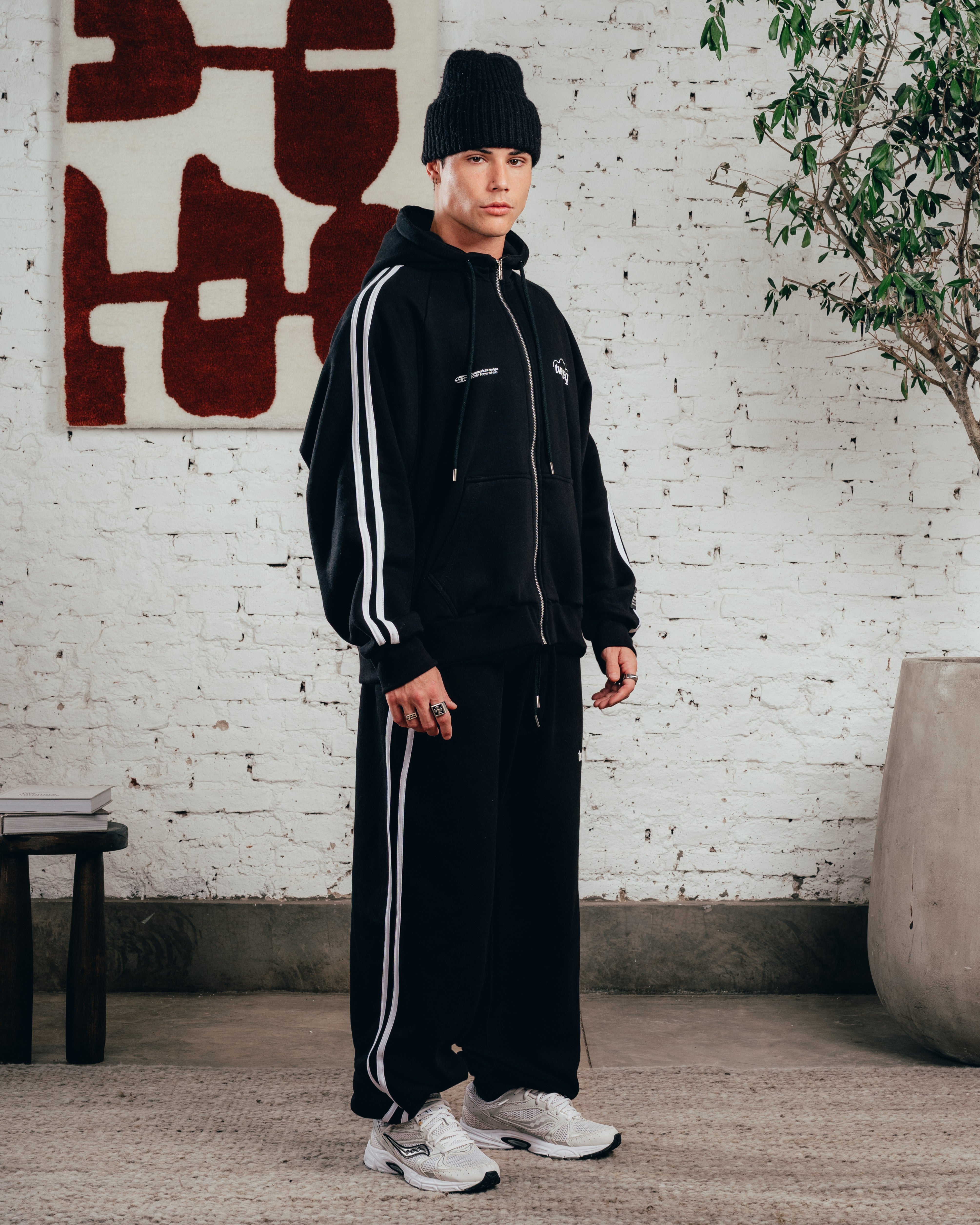 CONJUNTO STRIPE [ COMFORT ] CLOUD BLACK