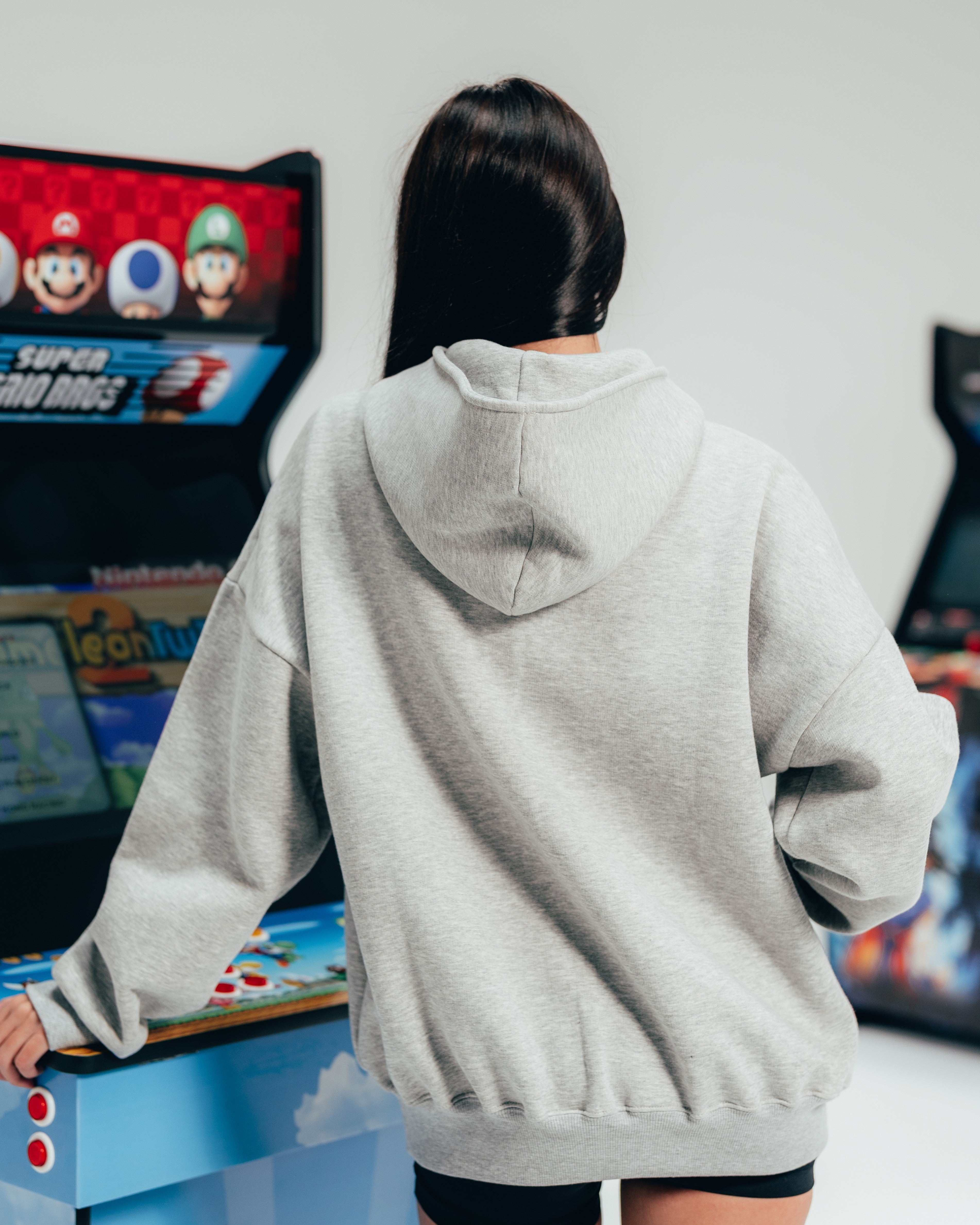 HOODIE EXTRAHEAVY [ NINTENDO ] KIRBY WORLD GREY