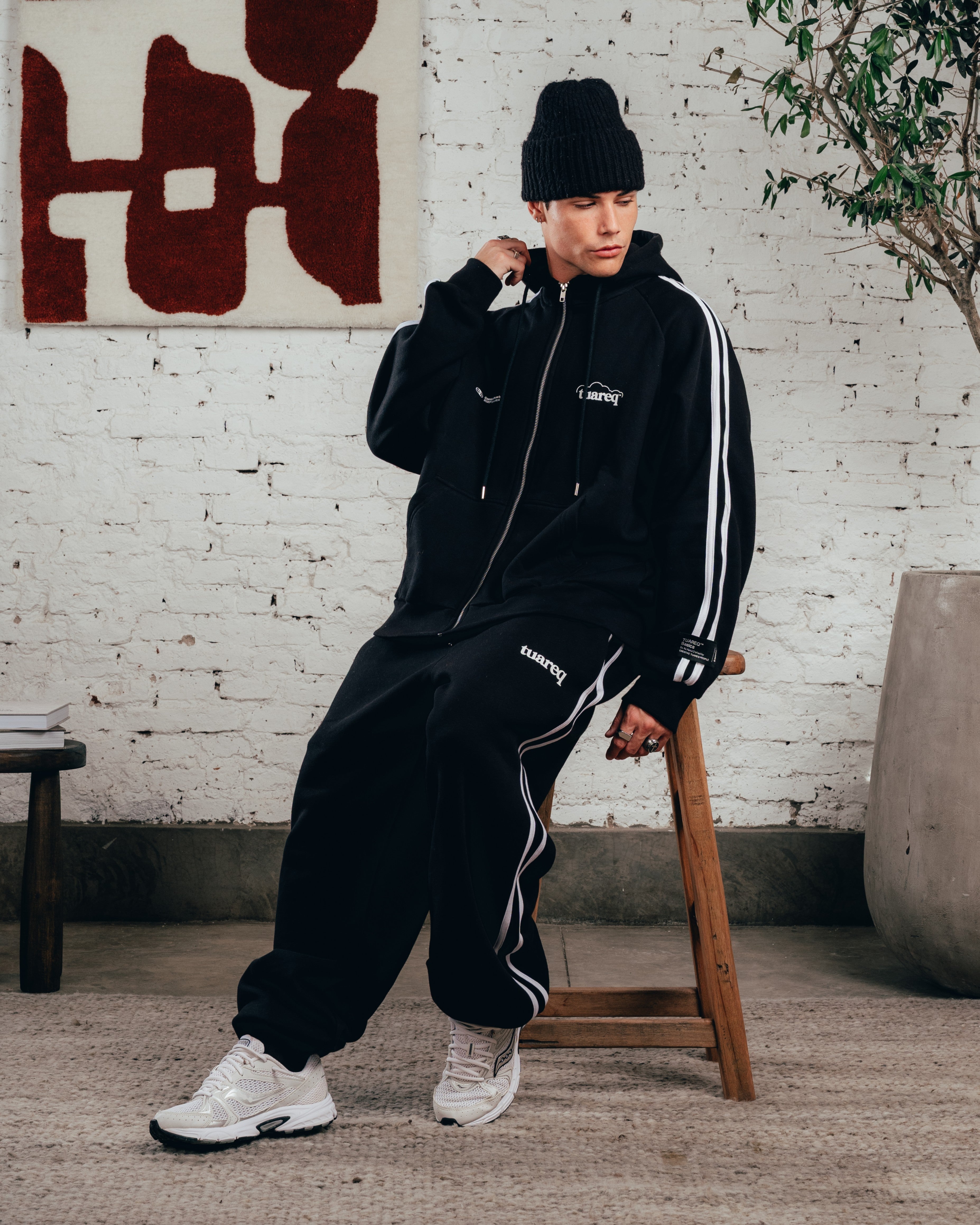 CONJUNTO STRIPE [ COMFORT ] CLOUD BLACK