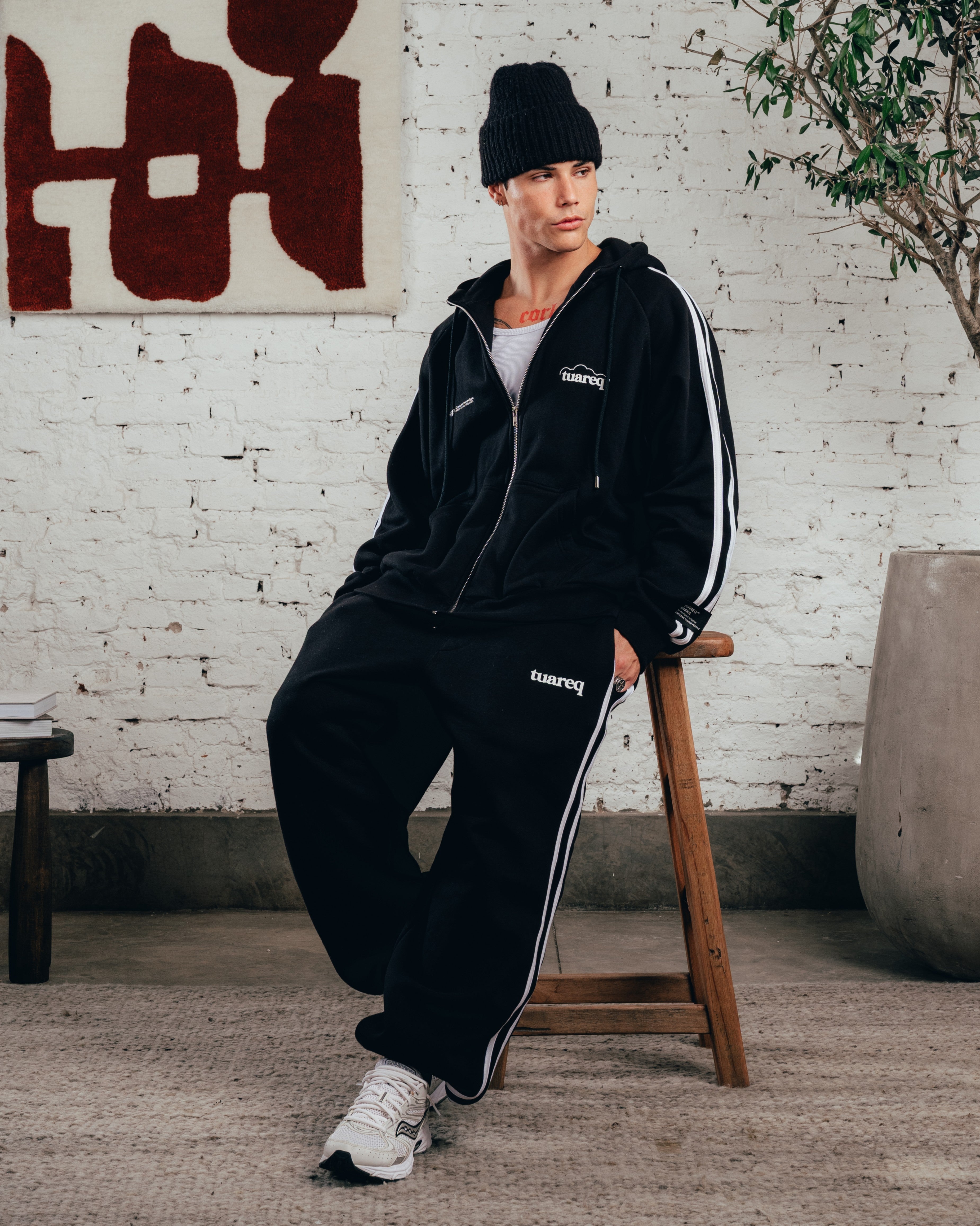 CONJUNTO STRIPE [ COMFORT ] CLOUD BLACK