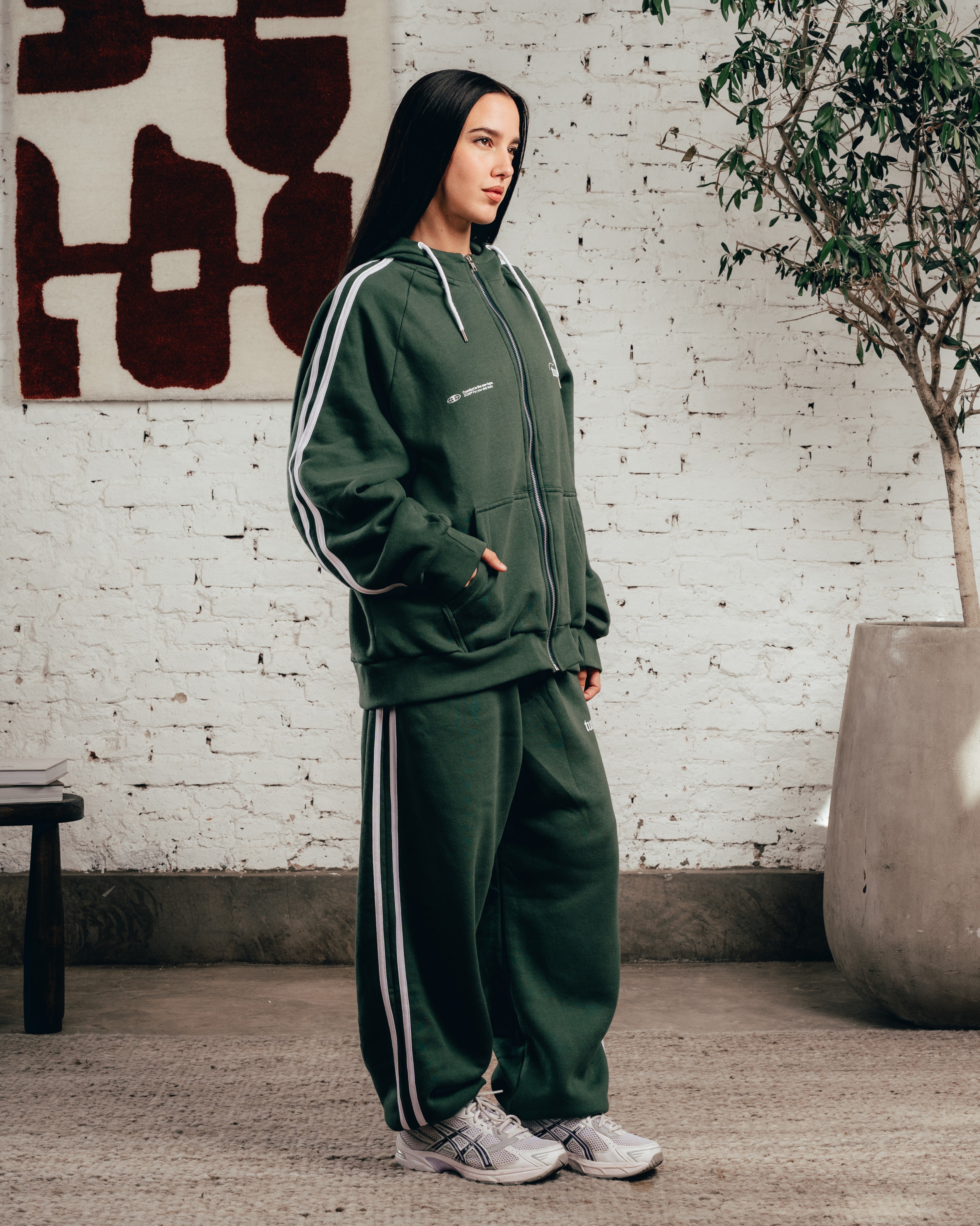 CONJUNTO STRIPE [ COMFORT ] CLOUD GREEN