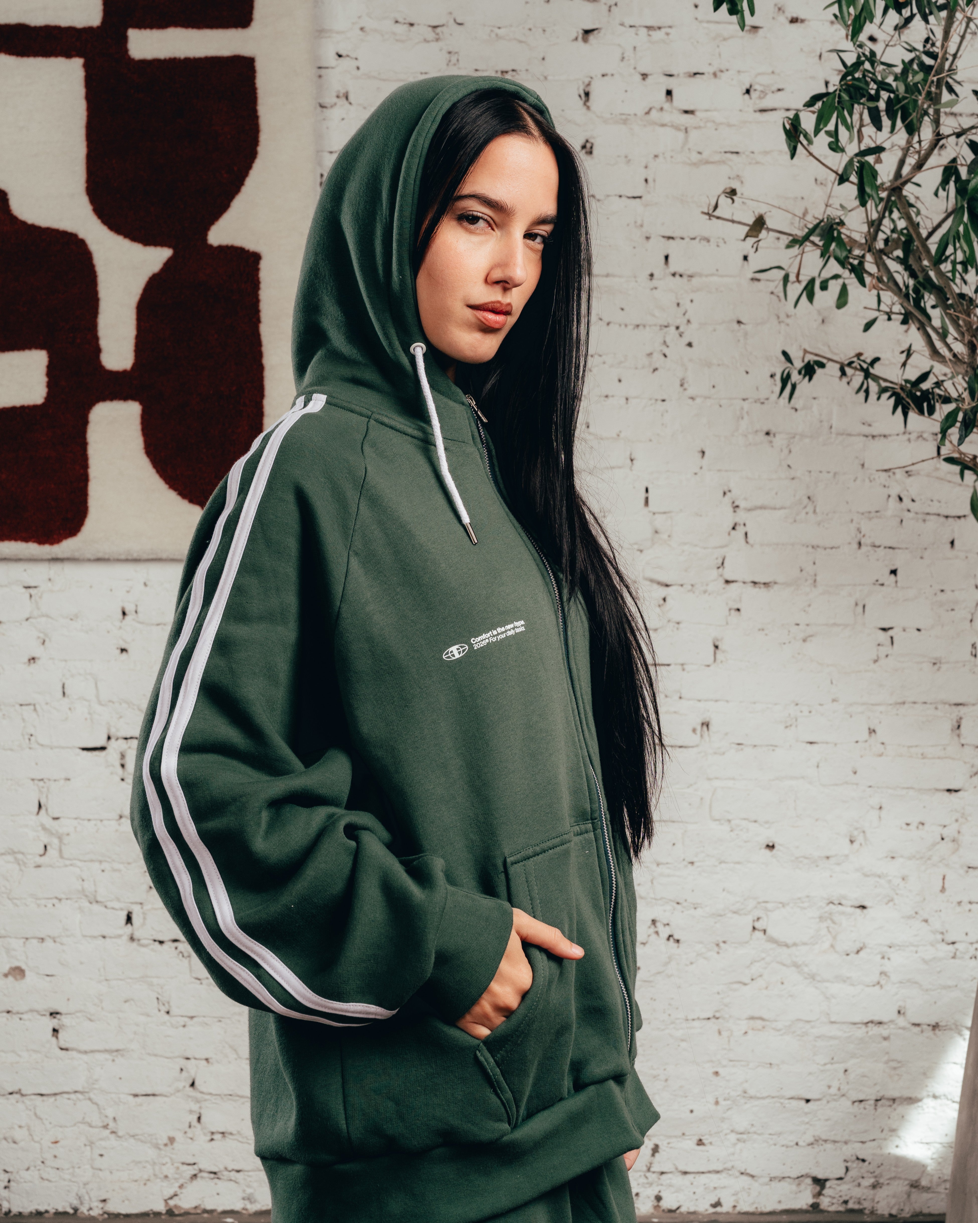 CONJUNTO STRIPE [ COMFORT ] CLOUD GREEN