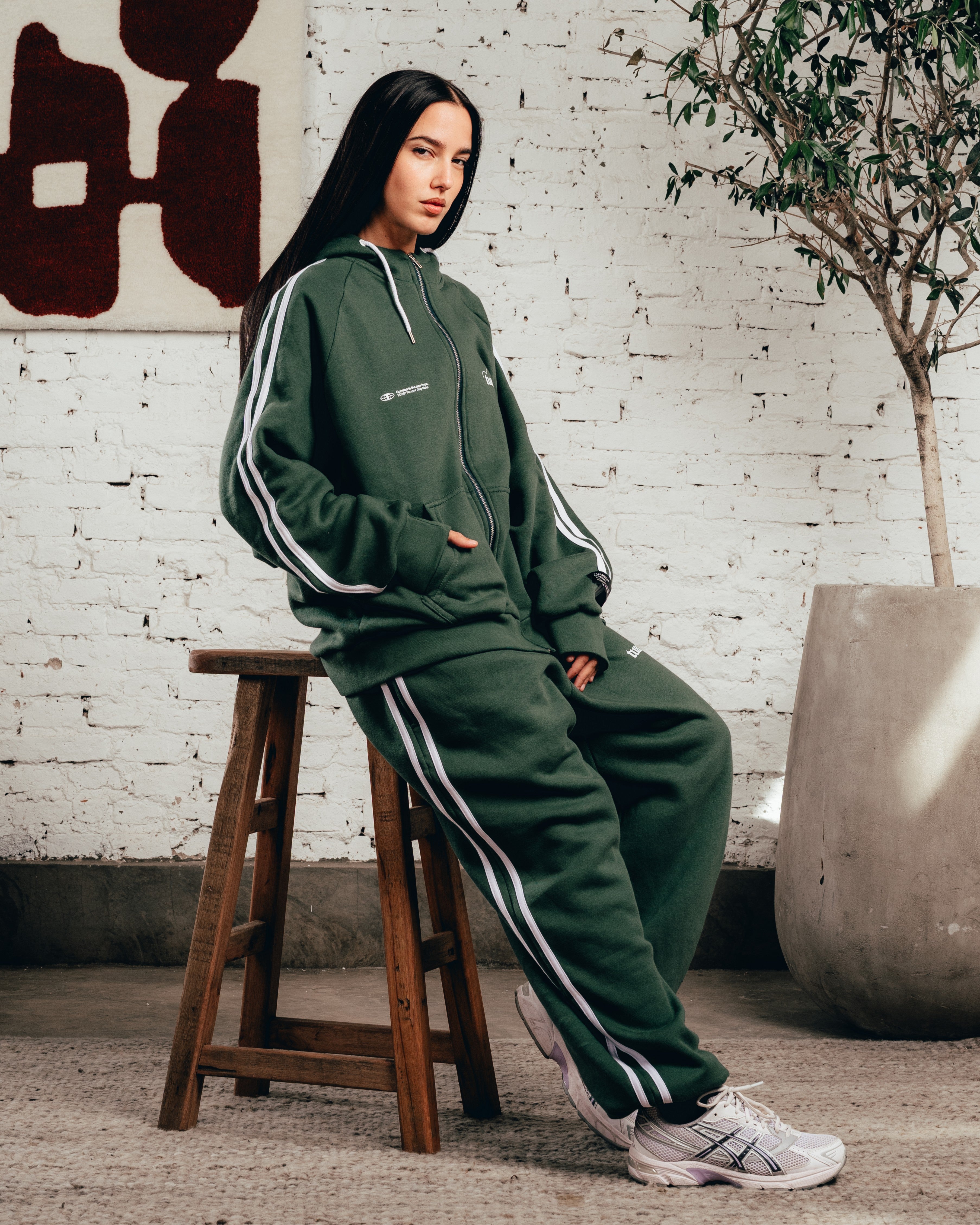 CONJUNTO STRIPE [ COMFORT ] CLOUD GREEN
