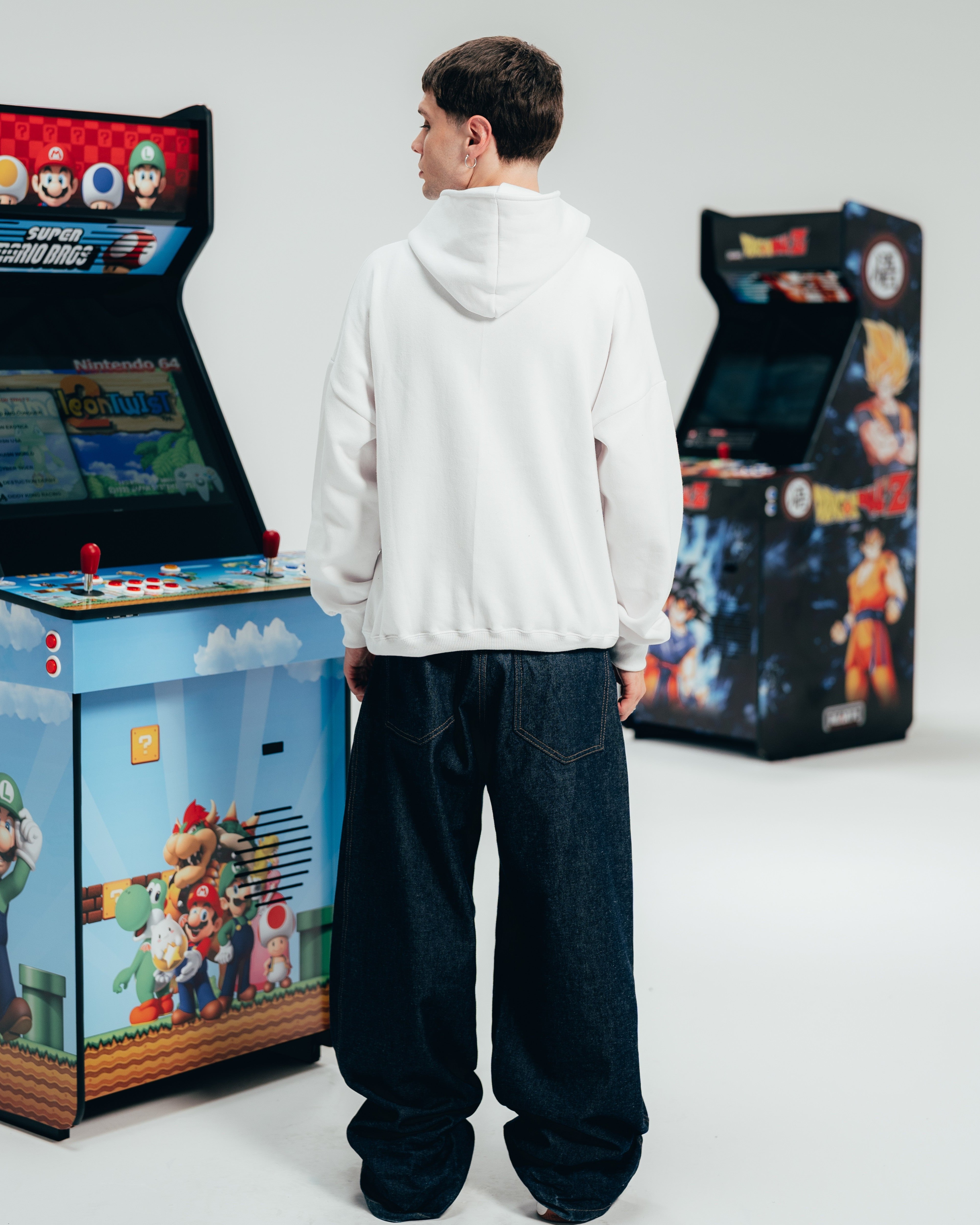 HOODIE EXTRAHEAVY [ NINTENDO ] GENGAR WHITE