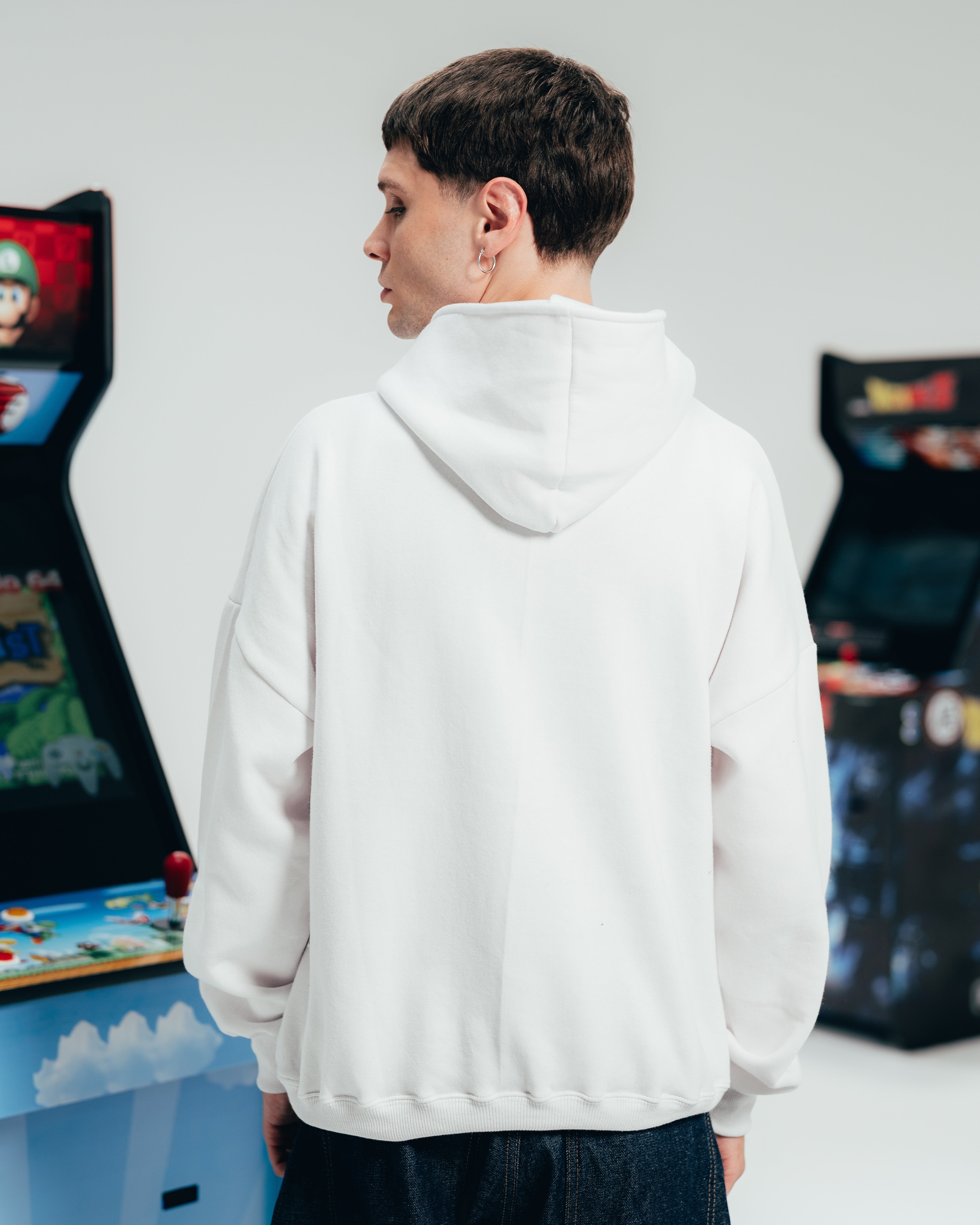 HOODIE EXTRAHEAVY [ NINTENDO ] GENGAR WHITE