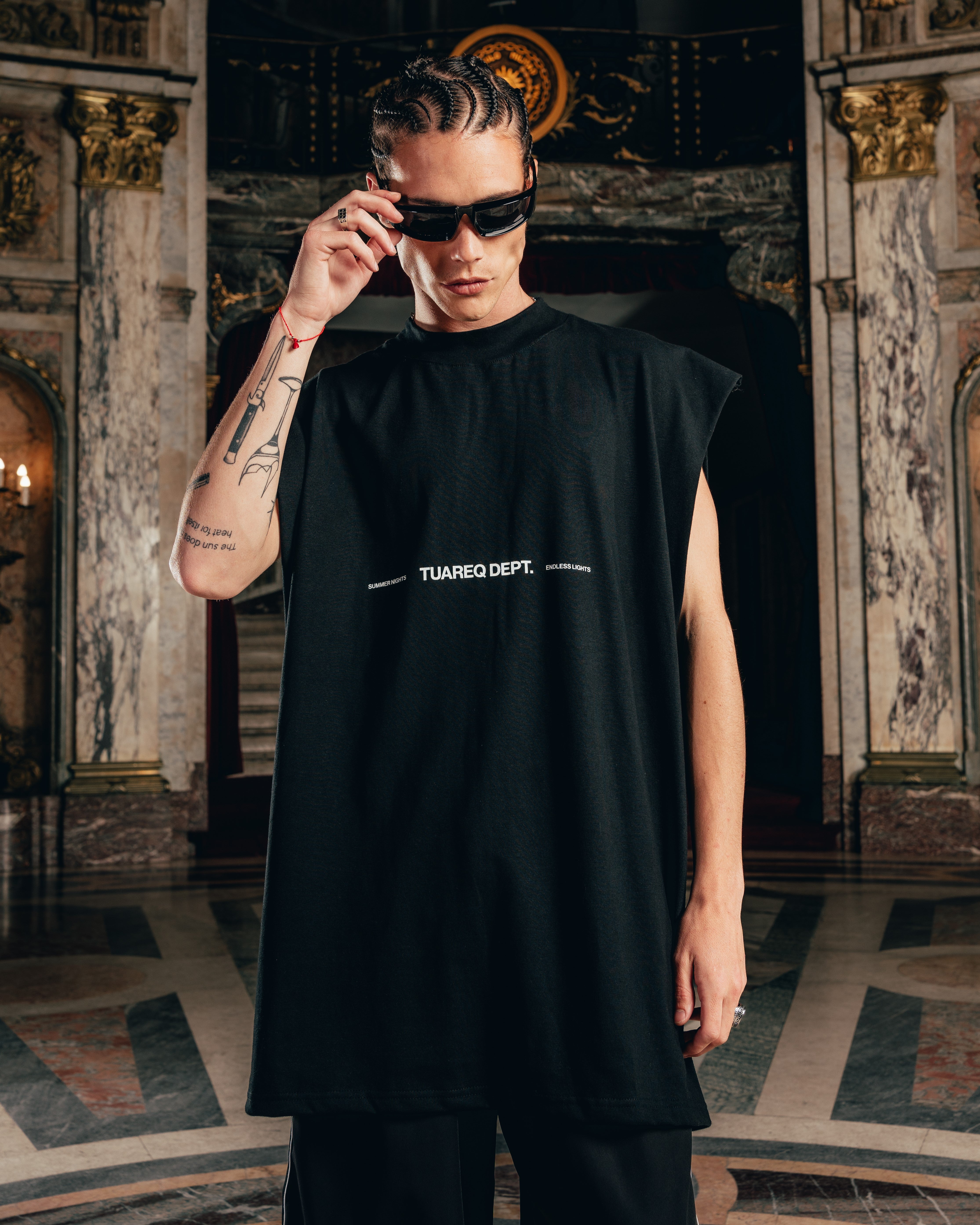 SUDADERA OVERSIZED [ TORAX ] BLACK