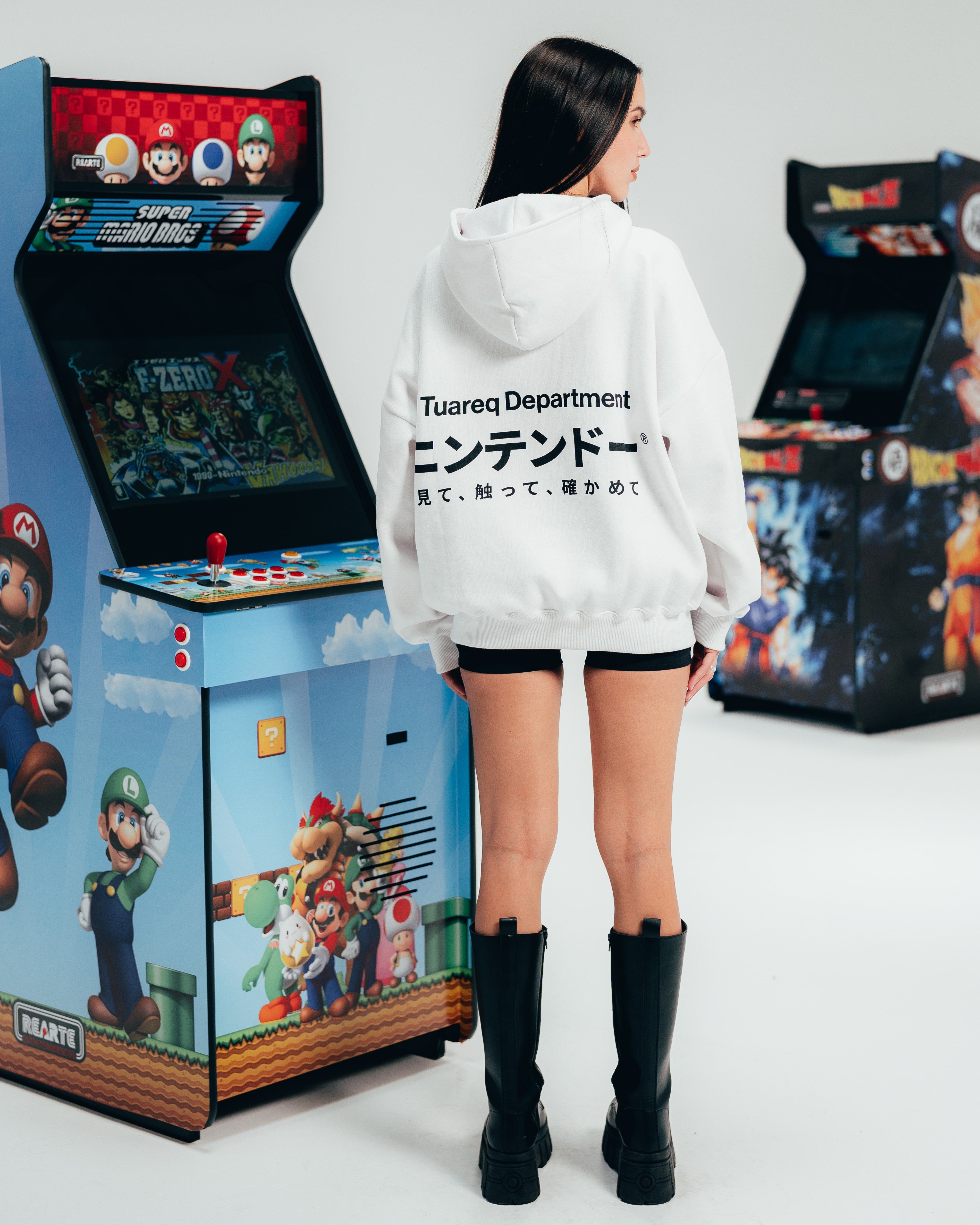 HOODIE EXTRAHEAVY [ NINTENDO ] SIMPLE WHITE