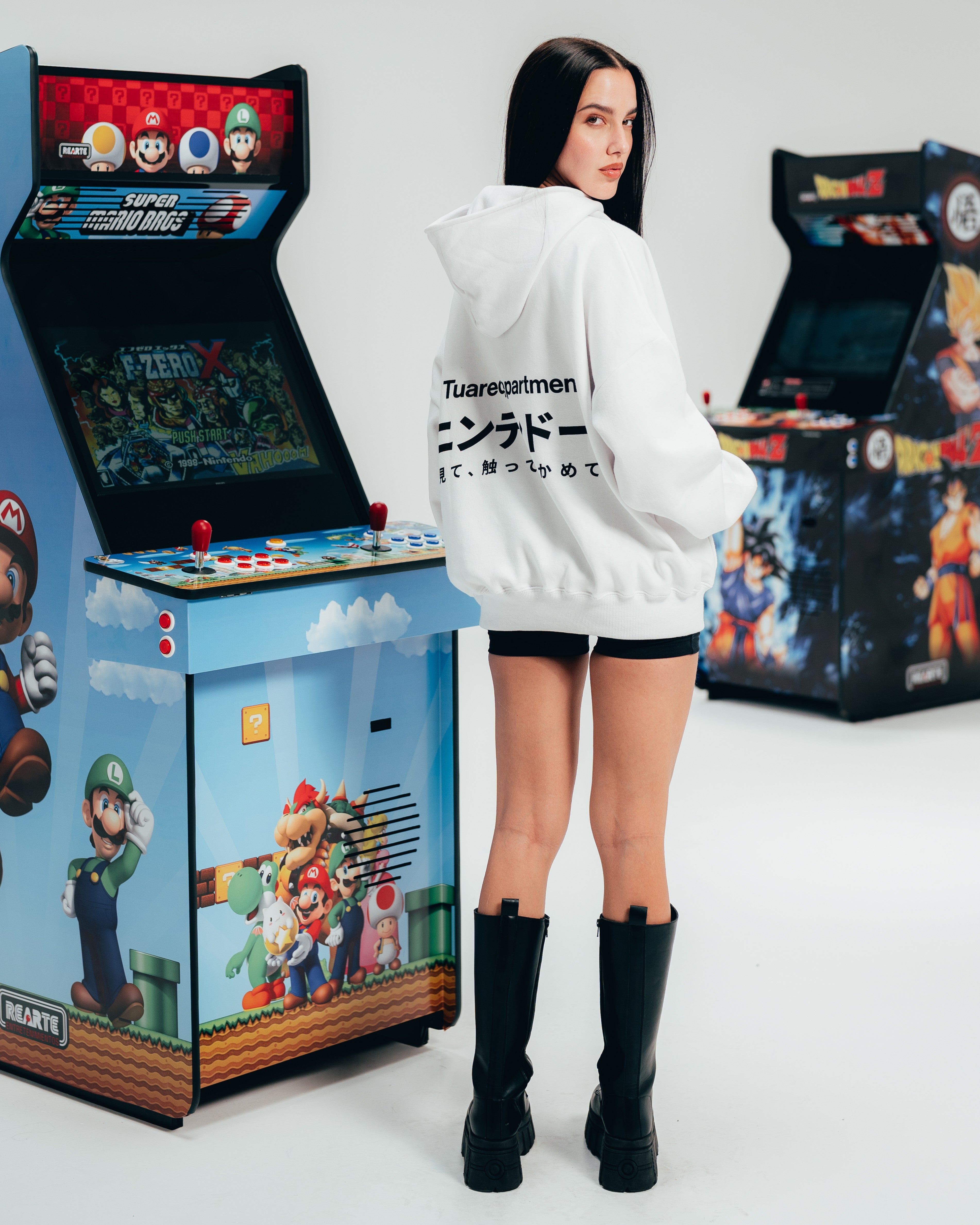 HOODIE EXTRAHEAVY [ NINTENDO ] SIMPLE WHITE