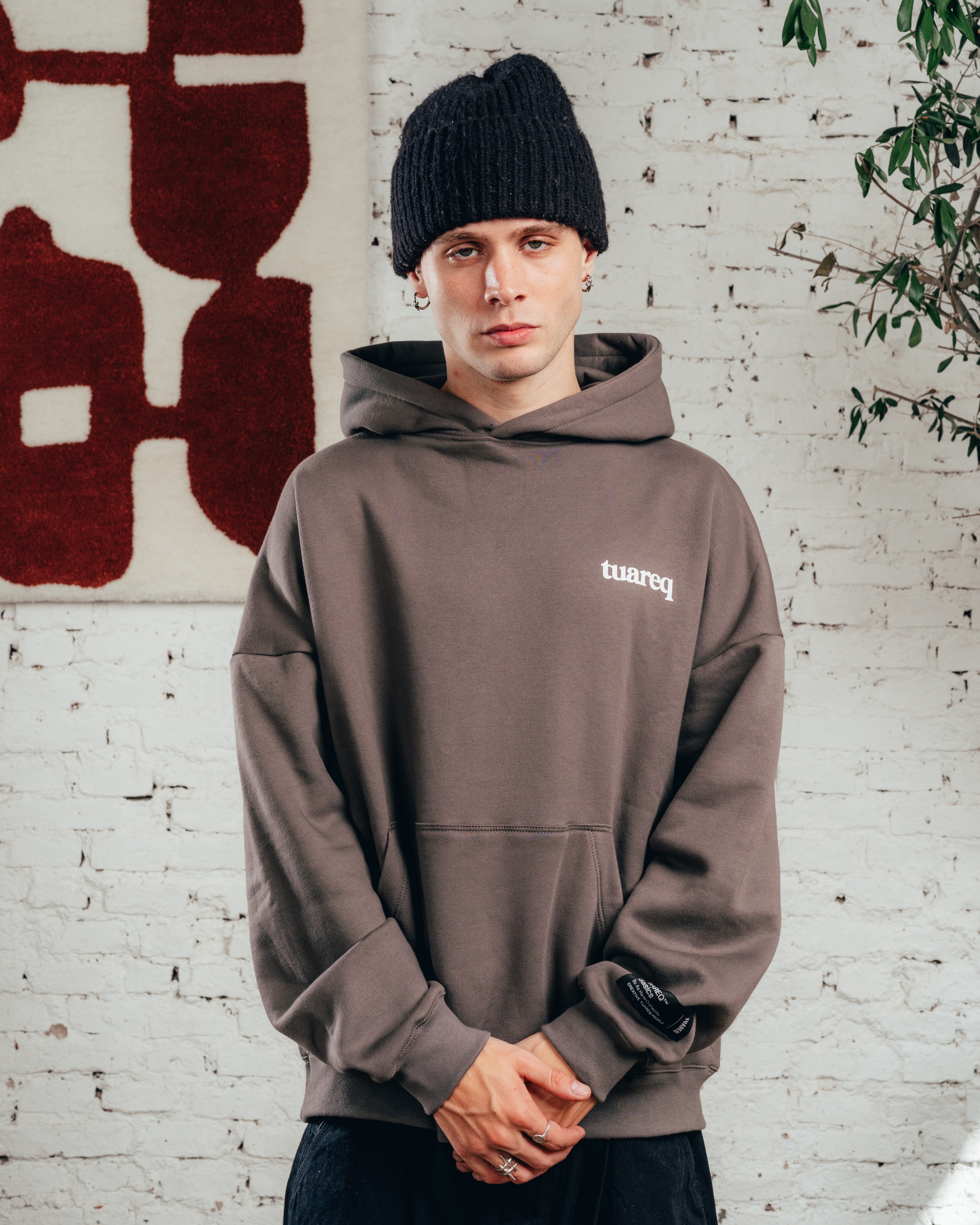 HOODIE OVERSIZED [ COMFORT ] GALGO GREY