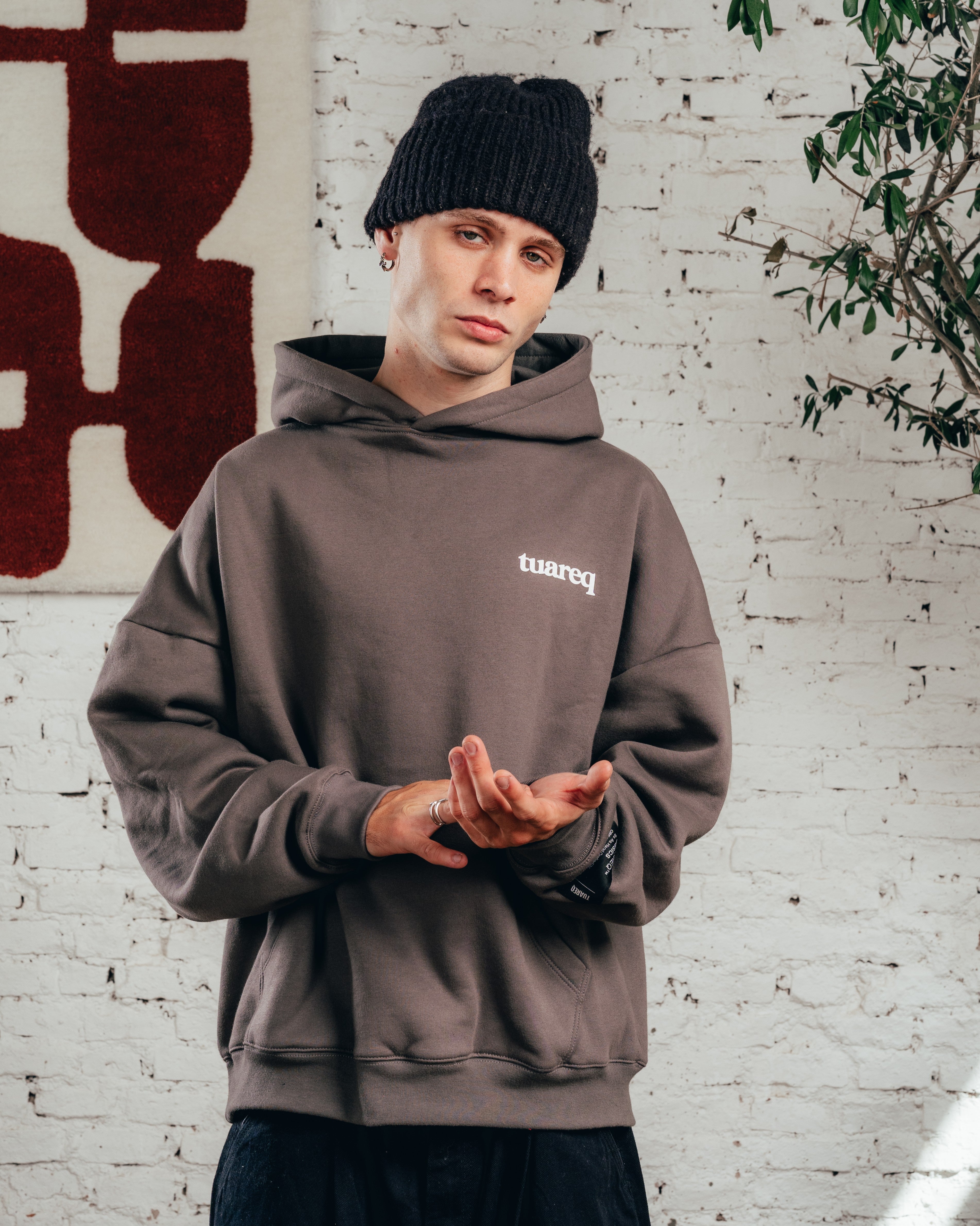 HOODIE OVERSIZED [ COMFORT ] GALGO GREY