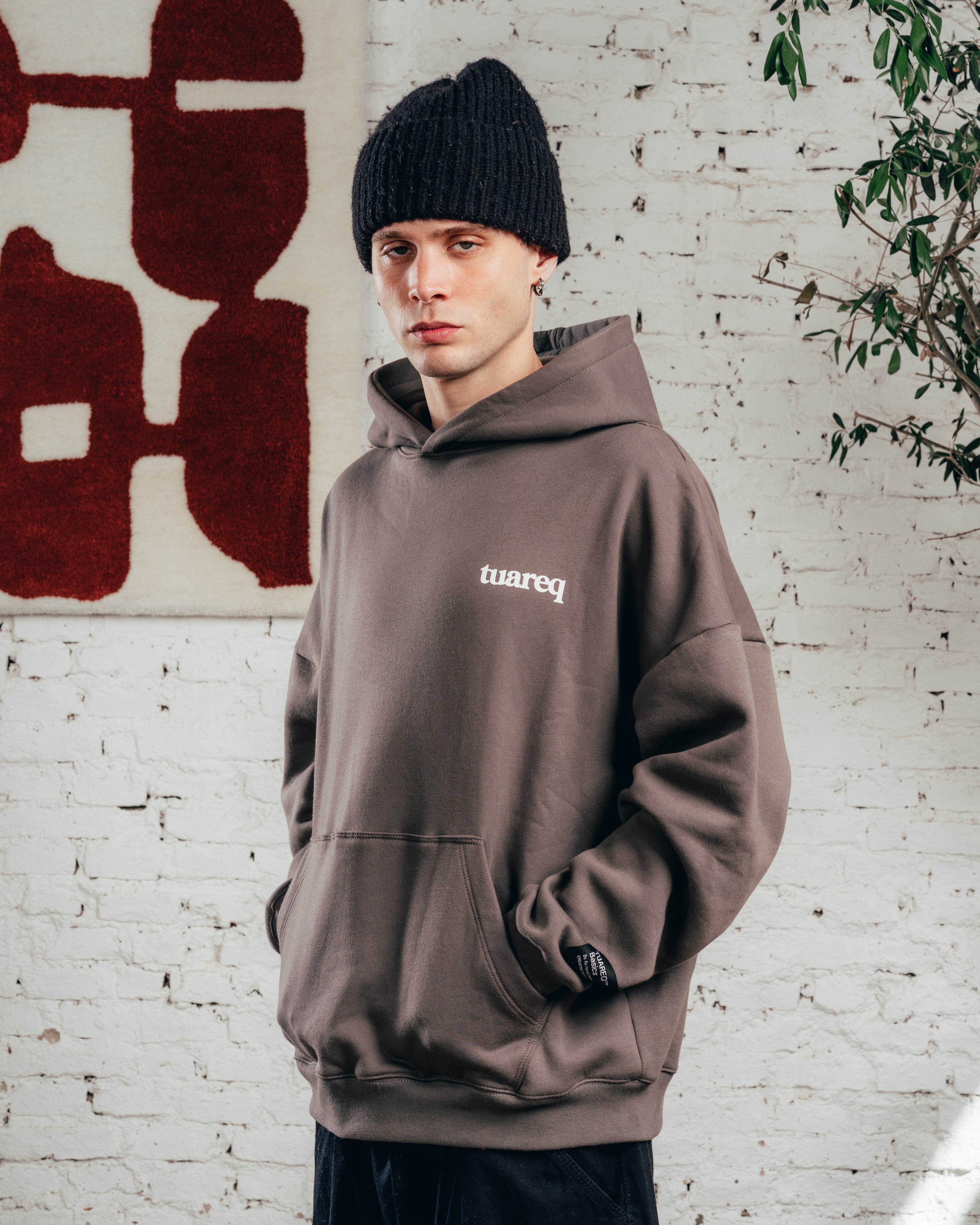 HOODIE OVERSIZED [ COMFORT ] GALGO GREY