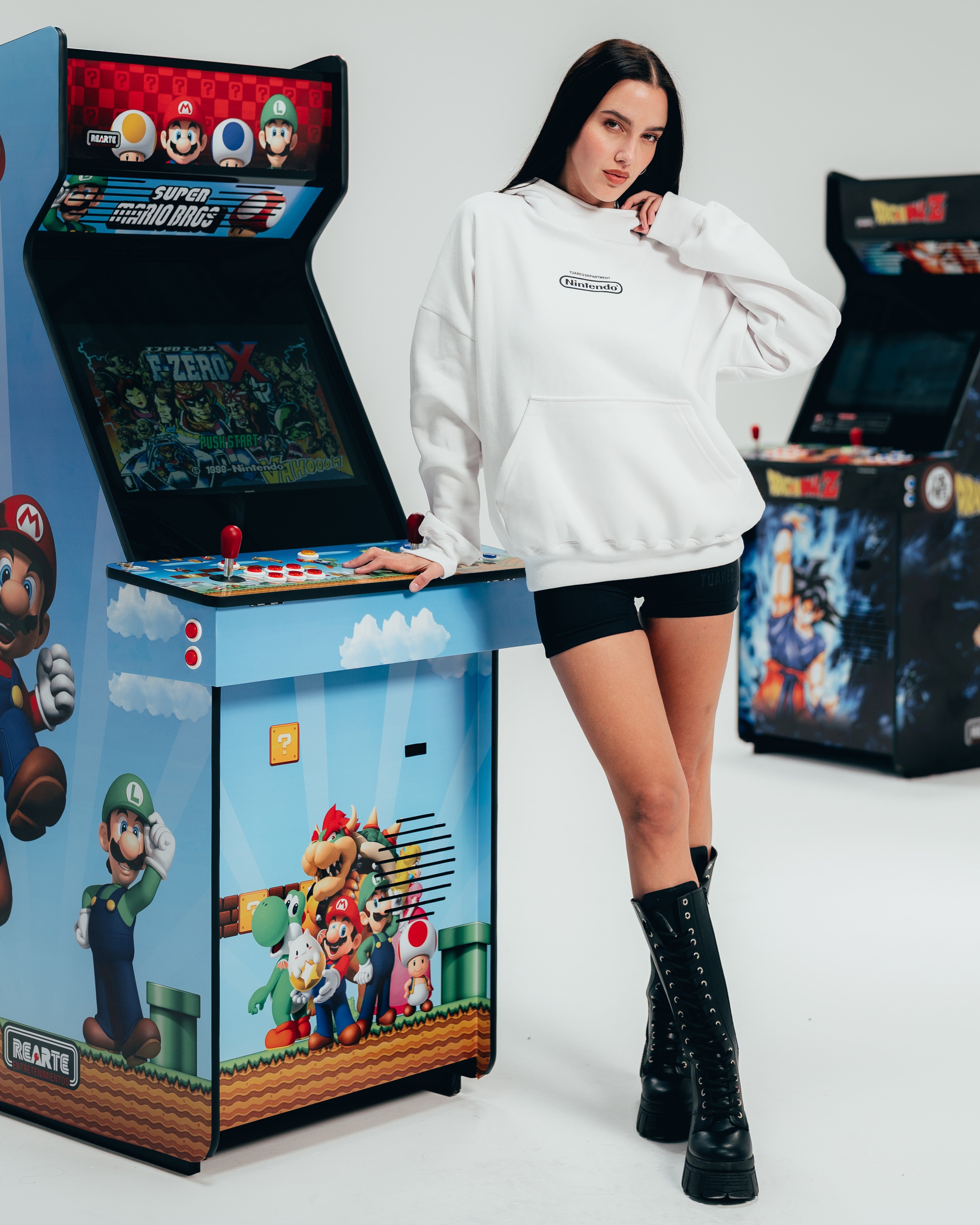 HOODIE EXTRAHEAVY [ NINTENDO ] SIMPLE WHITE