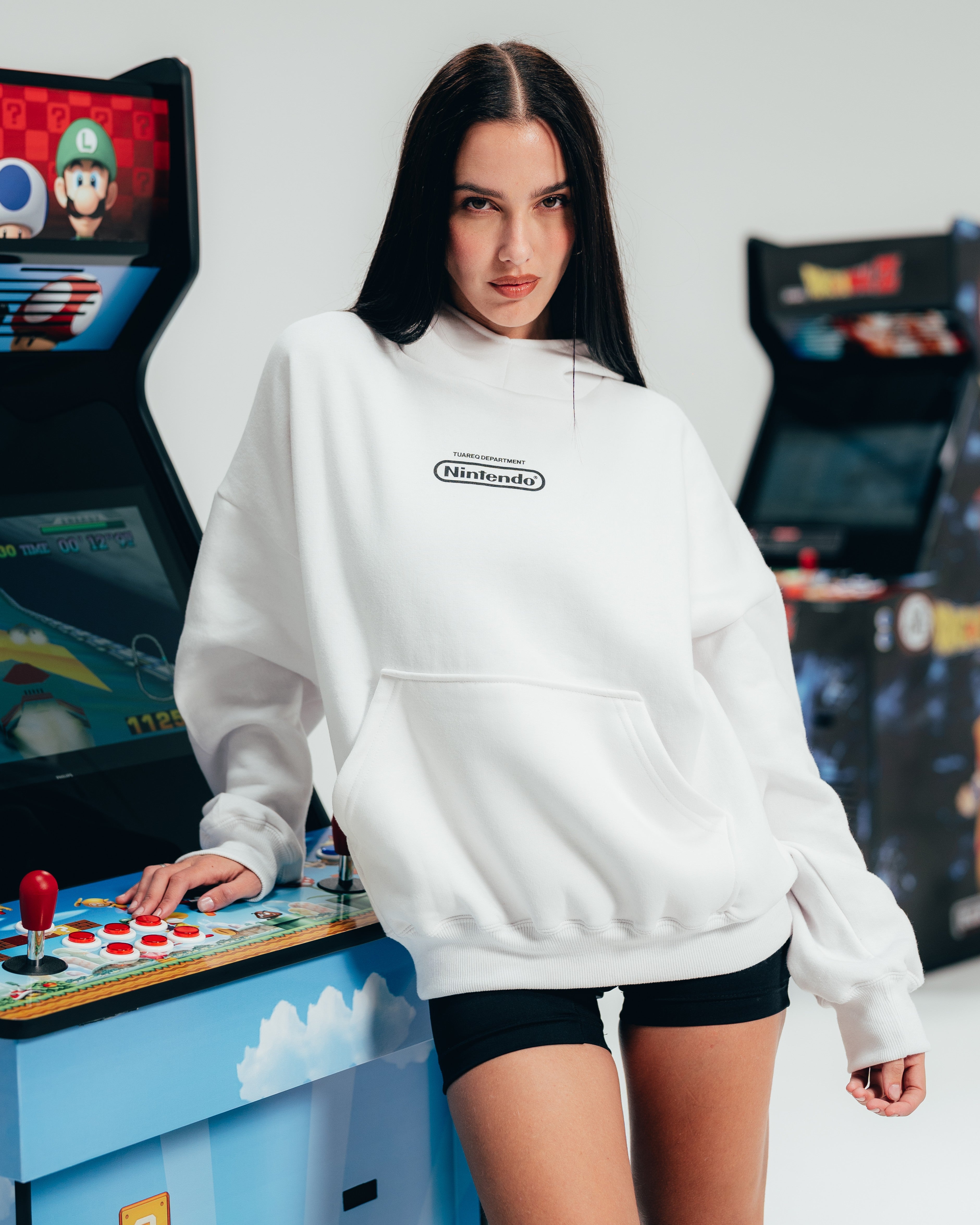 HOODIE EXTRAHEAVY [ NINTENDO ] SIMPLE WHITE