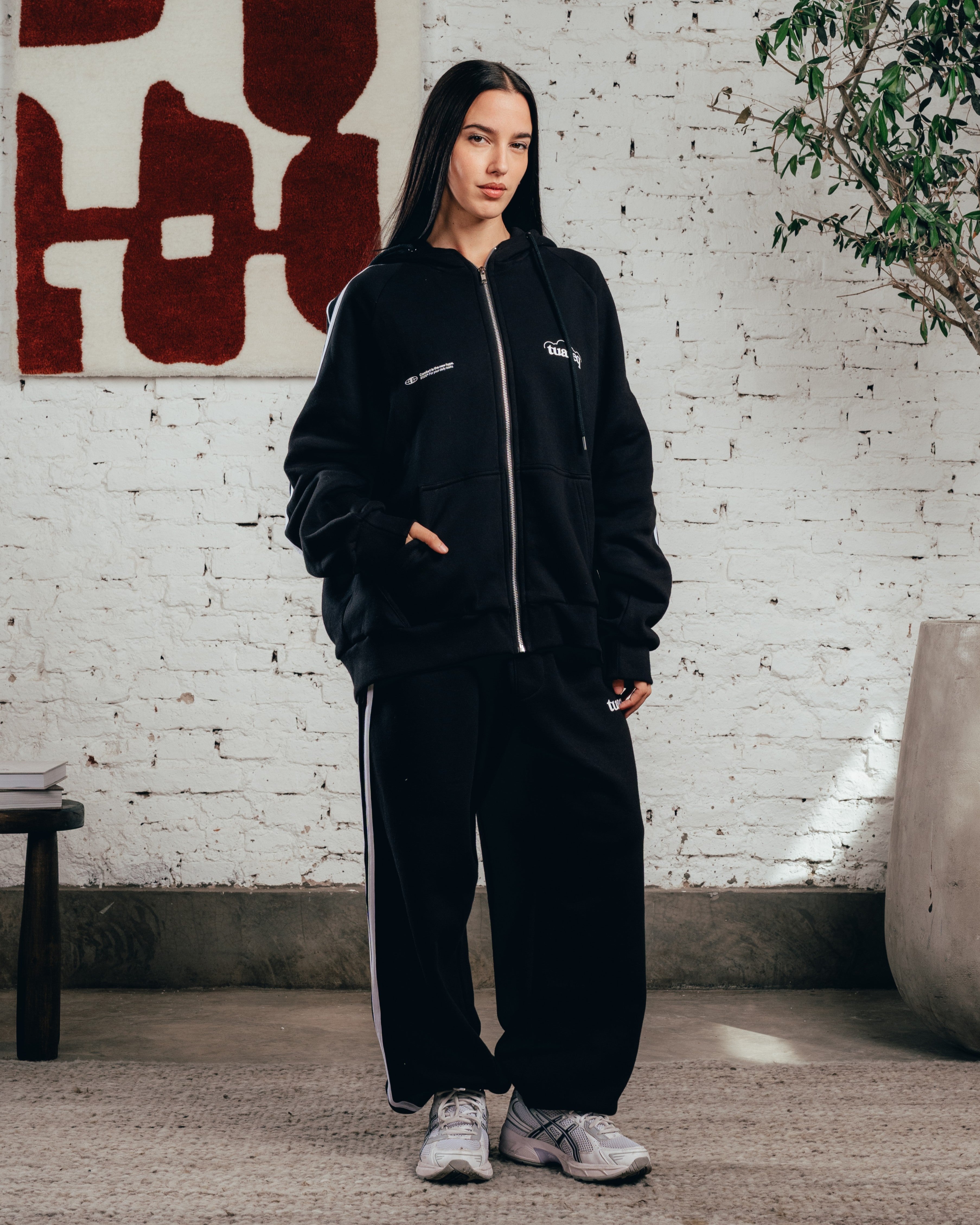 CONJUNTO STRIPE [ COMFORT ] CLOUD BLACK