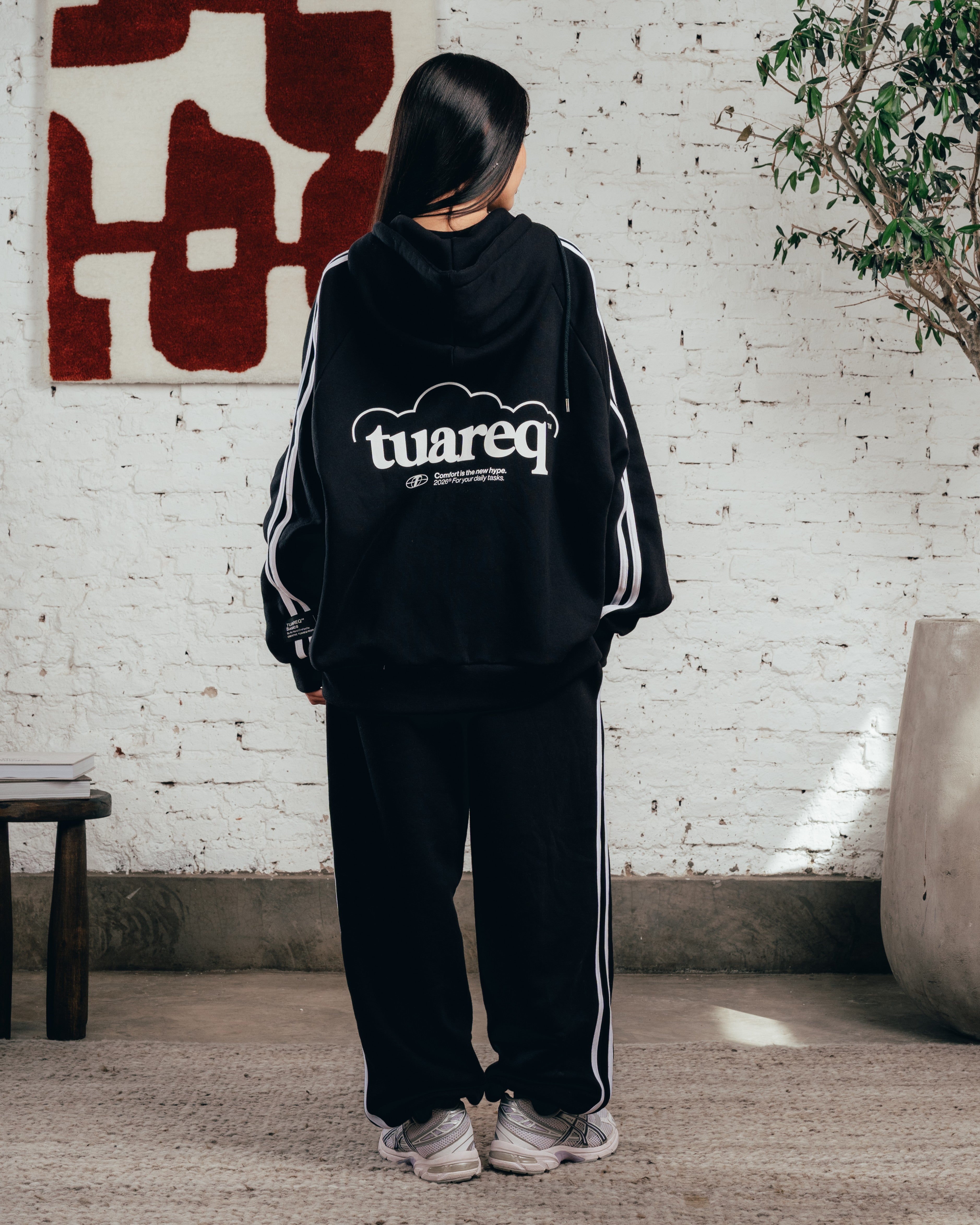 CONJUNTO STRIPE [ COMFORT ] CLOUD BLACK