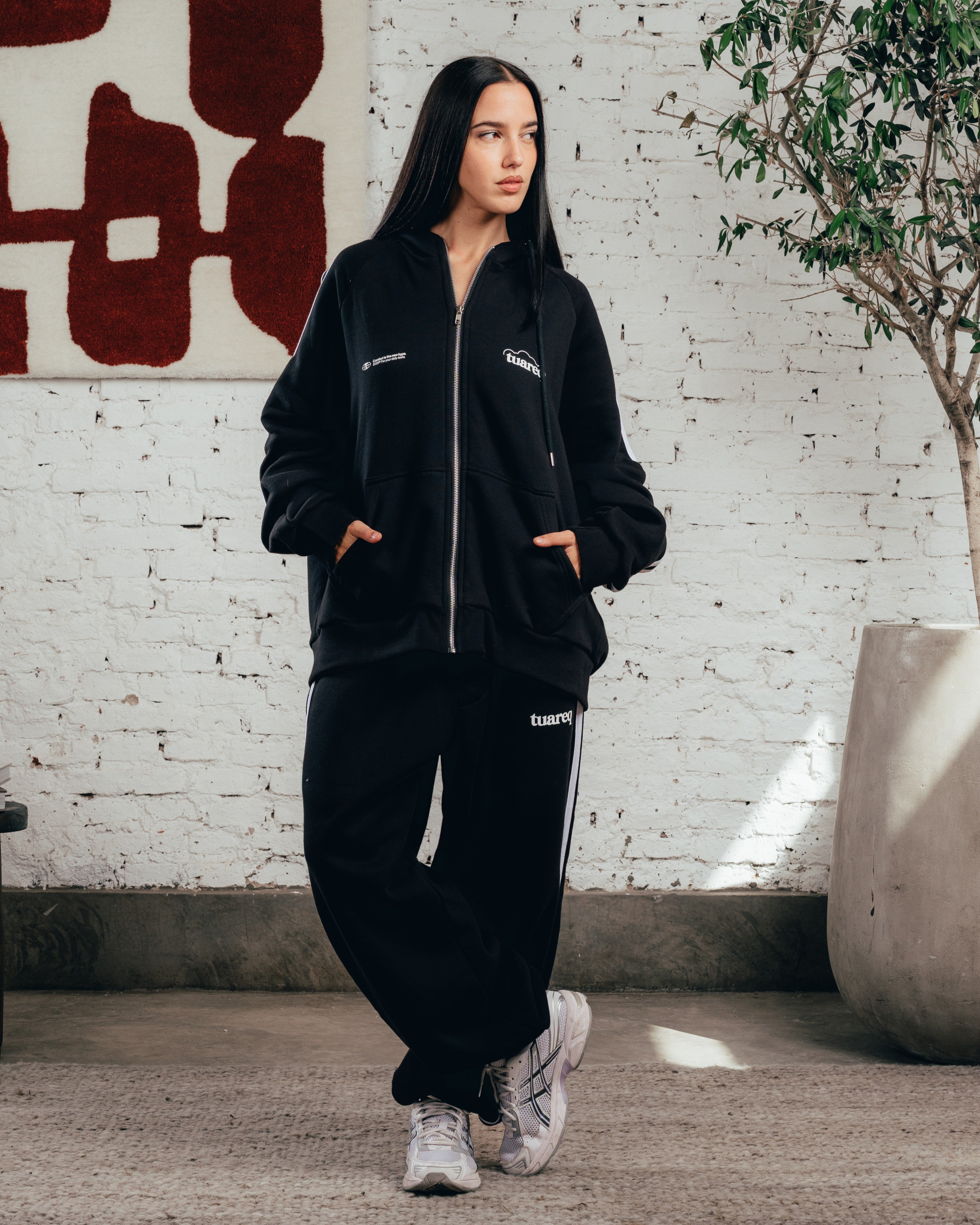 CONJUNTO STRIPE [ COMFORT ] CLOUD BLACK