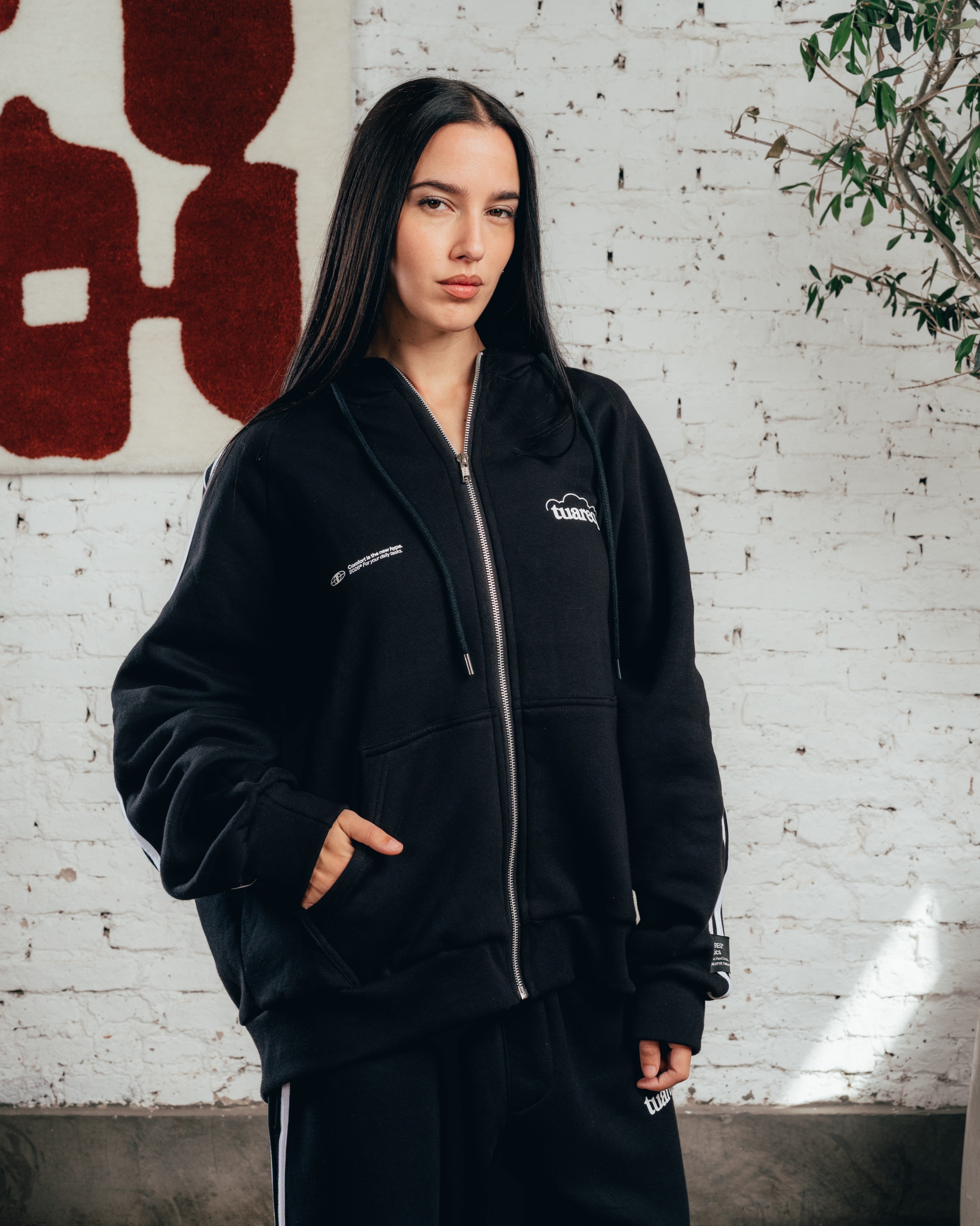 CONJUNTO STRIPE [ COMFORT ] CLOUD BLACK
