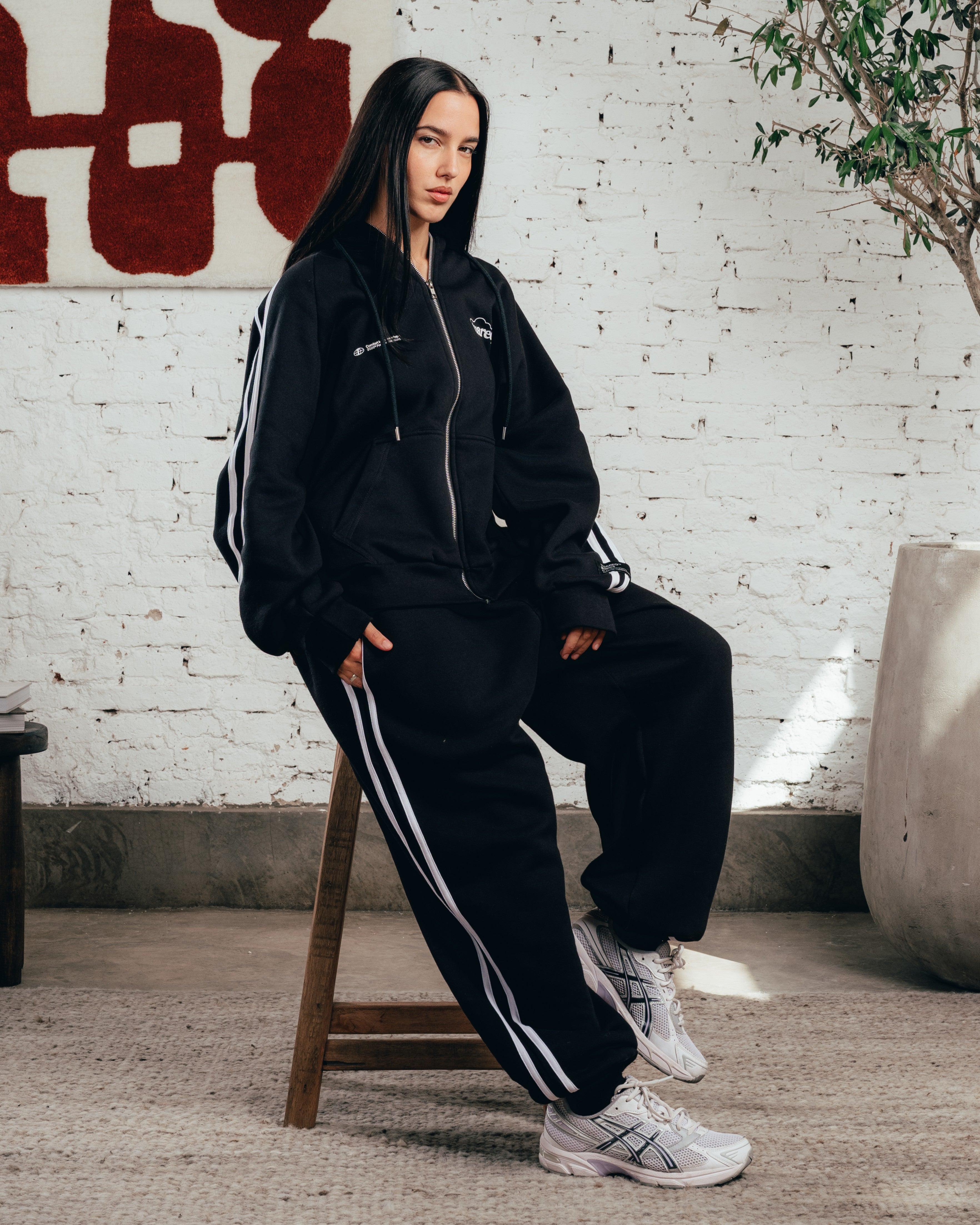 CONJUNTO STRIPE [ COMFORT ] CLOUD BLACK