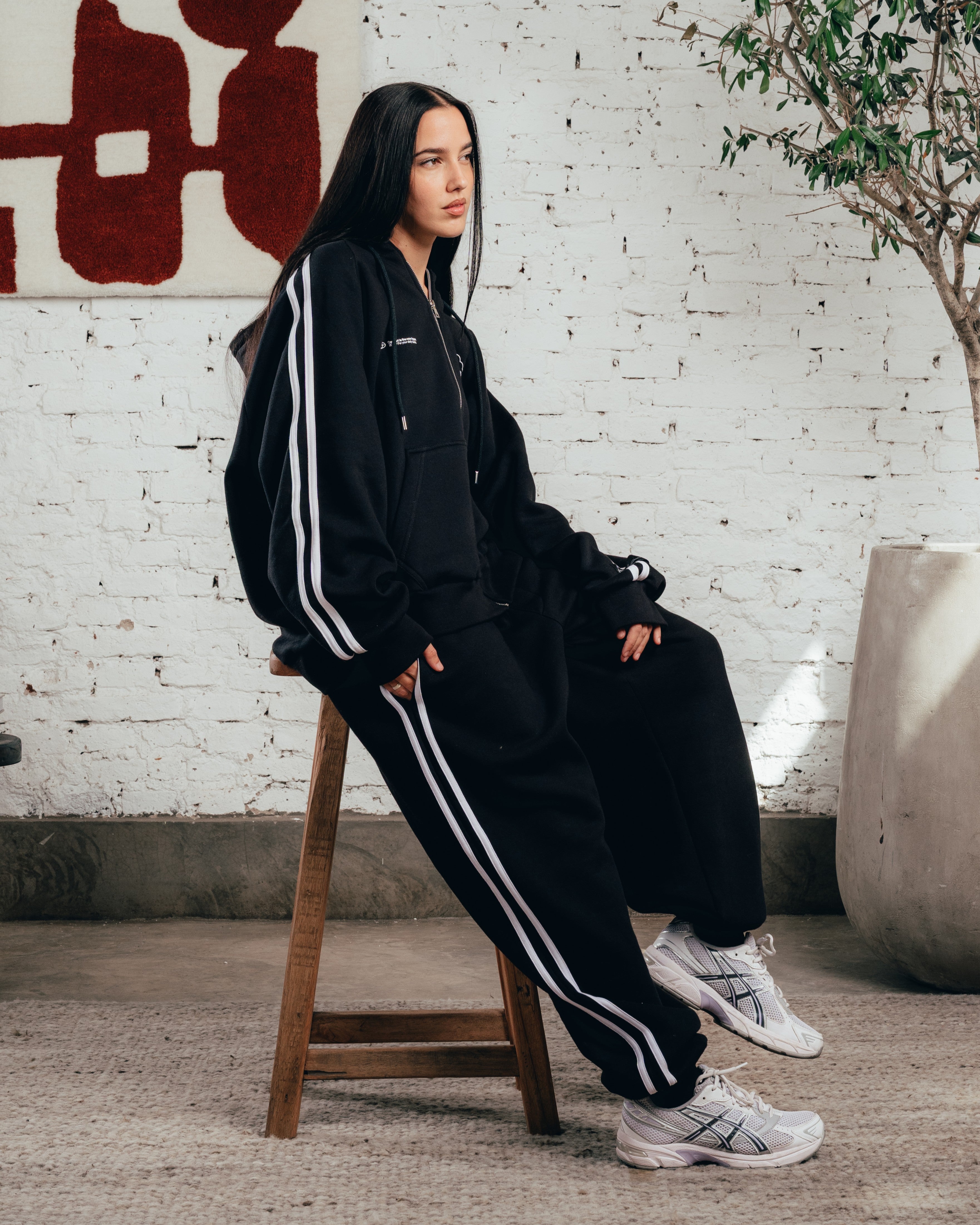 CONJUNTO STRIPE [ COMFORT ] CLOUD BLACK