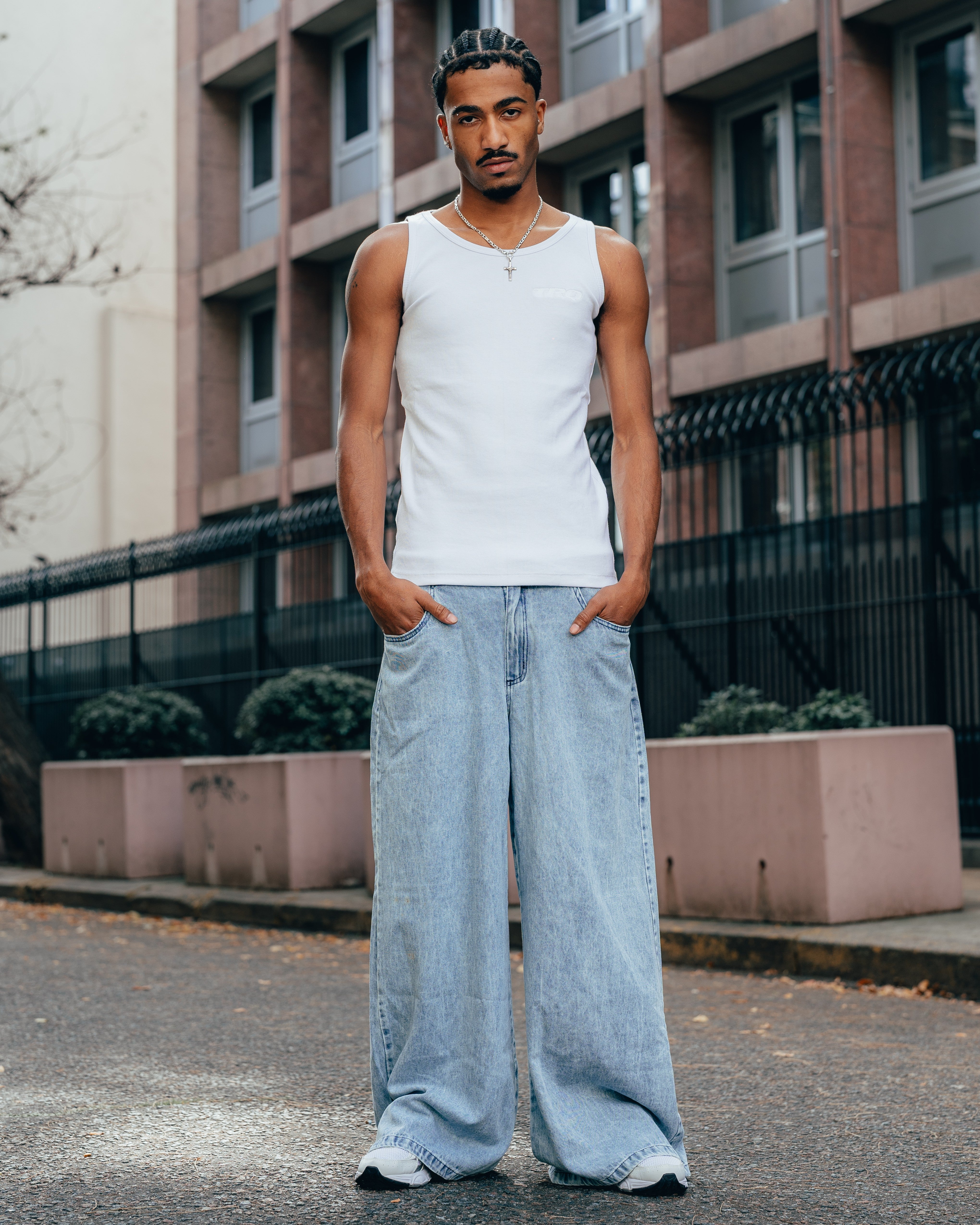JEAN DE GABARDINA [ TUAREQ ] LIGHT BLUE