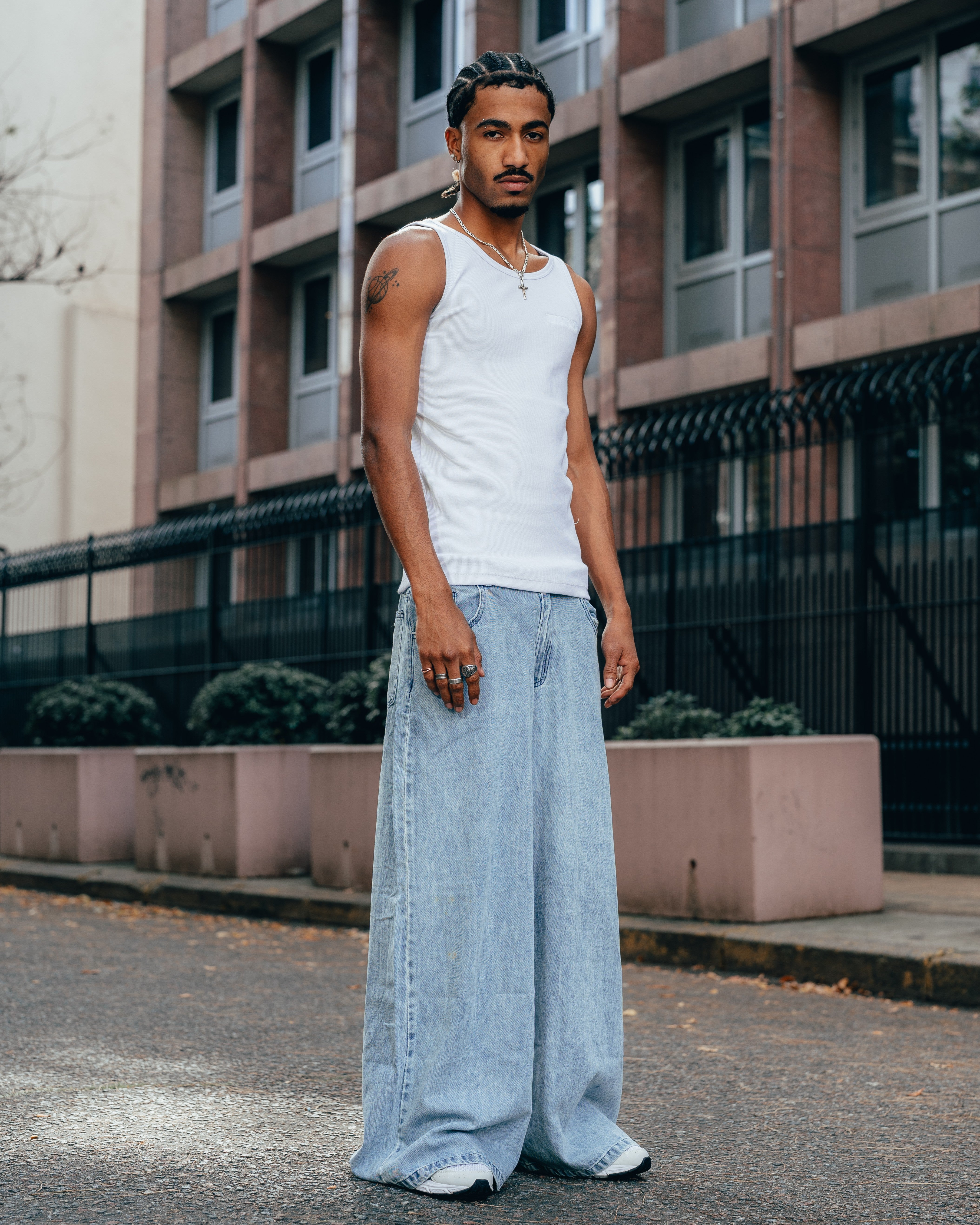 JEAN DE GABARDINA [ TUAREQ ] LIGHT BLUE