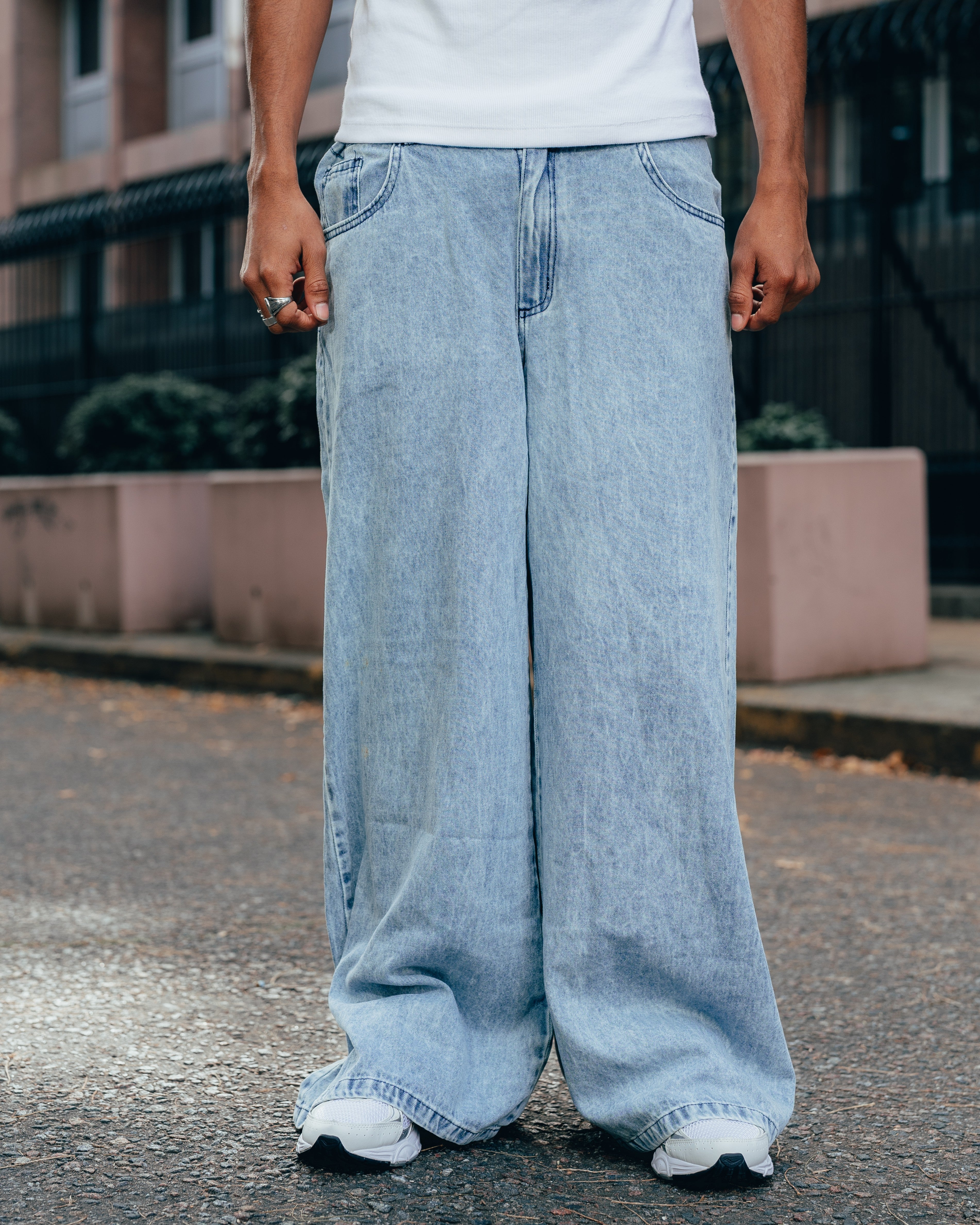 JEAN DE GABARDINA [ TUAREQ ] LIGHT BLUE