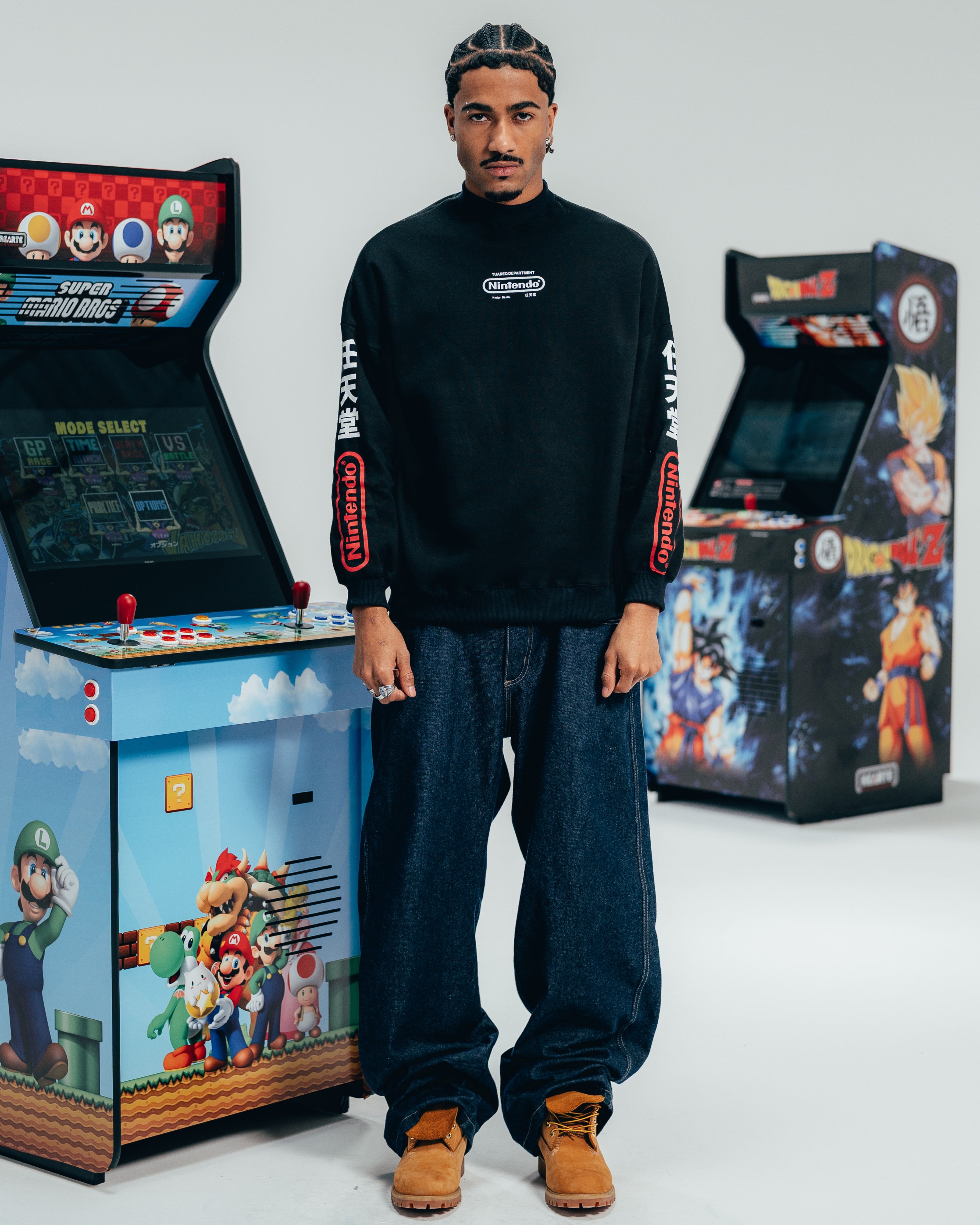 CREWNECK [ NINTENDO ] JAPANESE BLACK