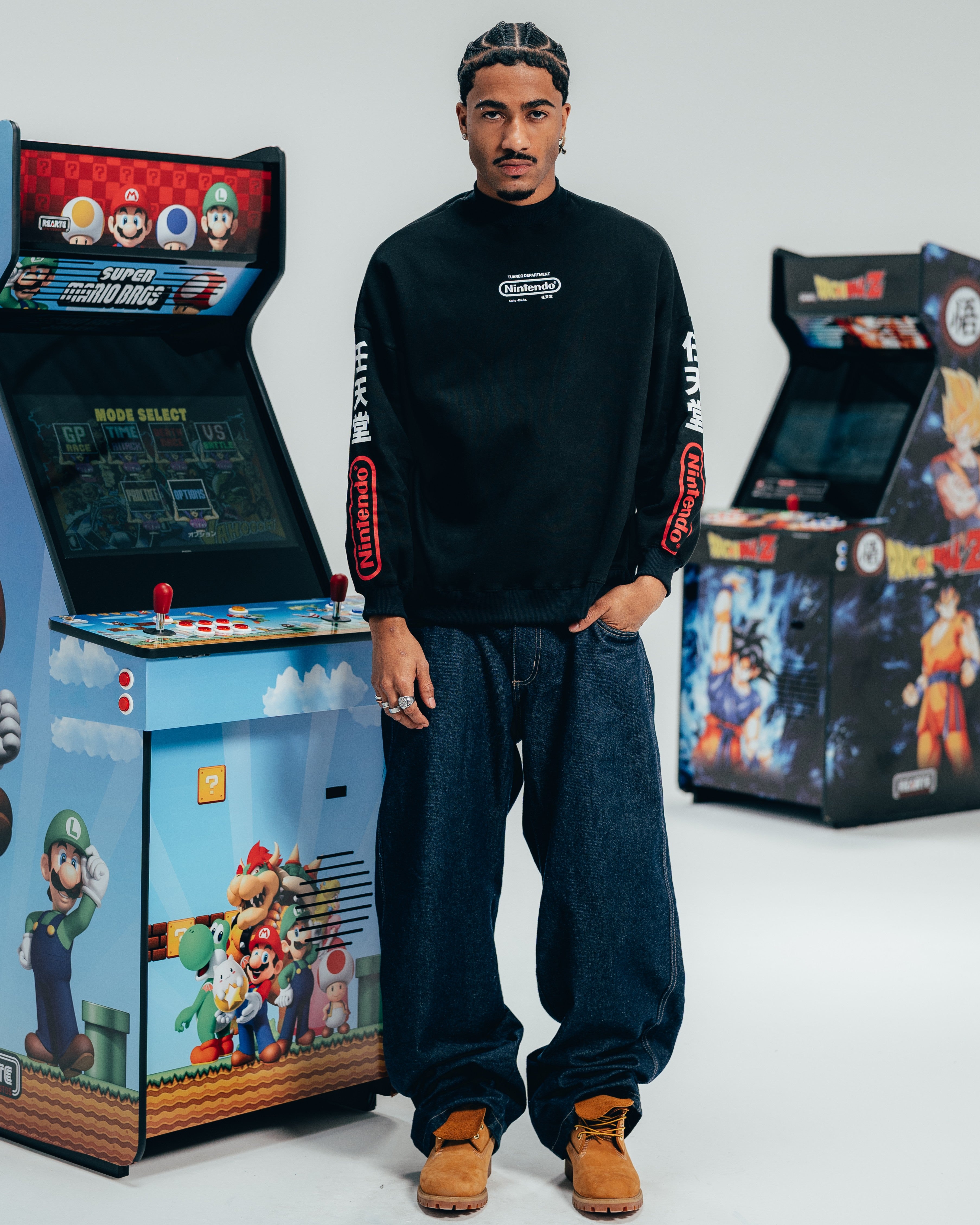 CREWNECK [ NINTENDO ] JAPANESE BLACK