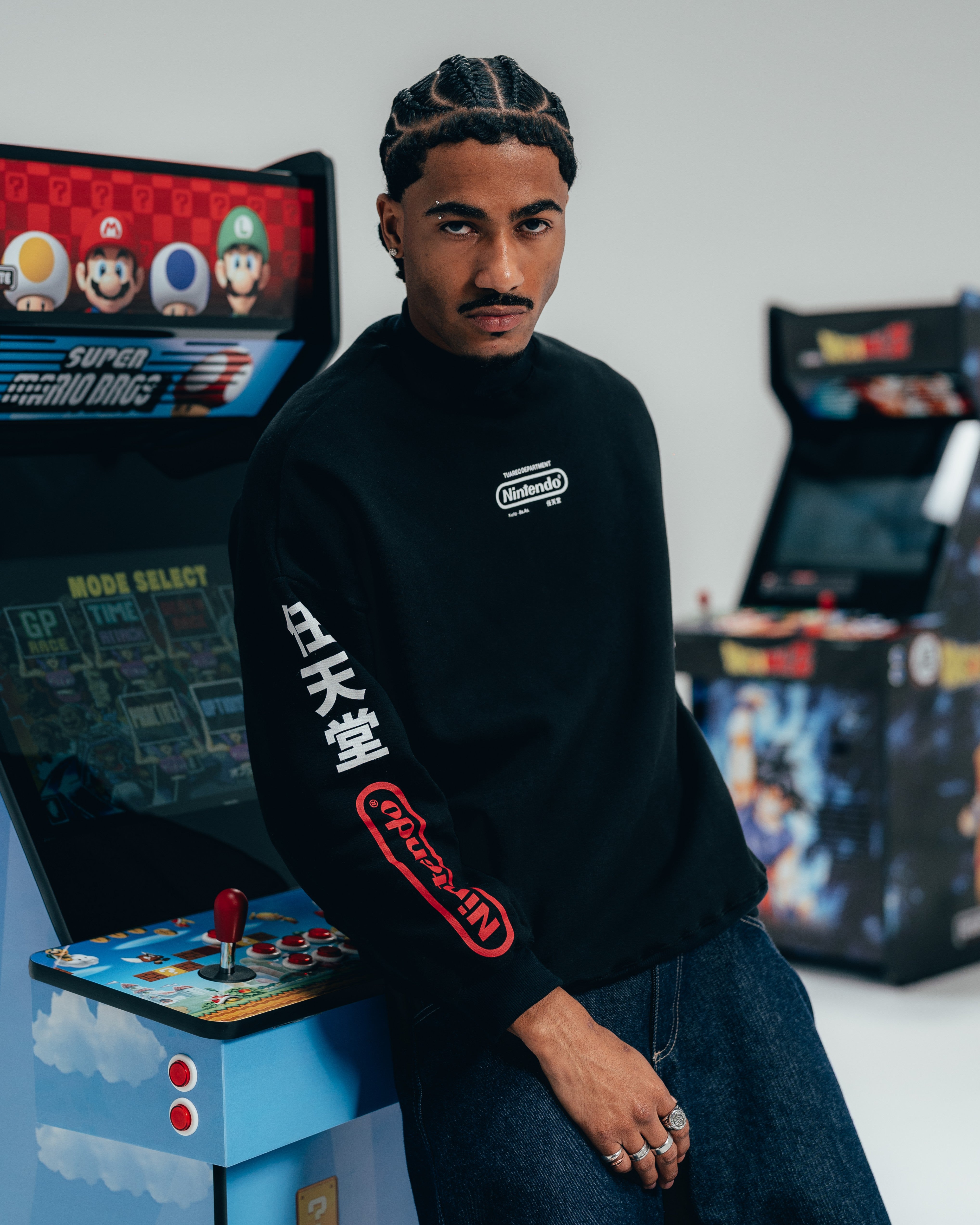 CREWNECK [ NINTENDO ] JAPANESE BLACK