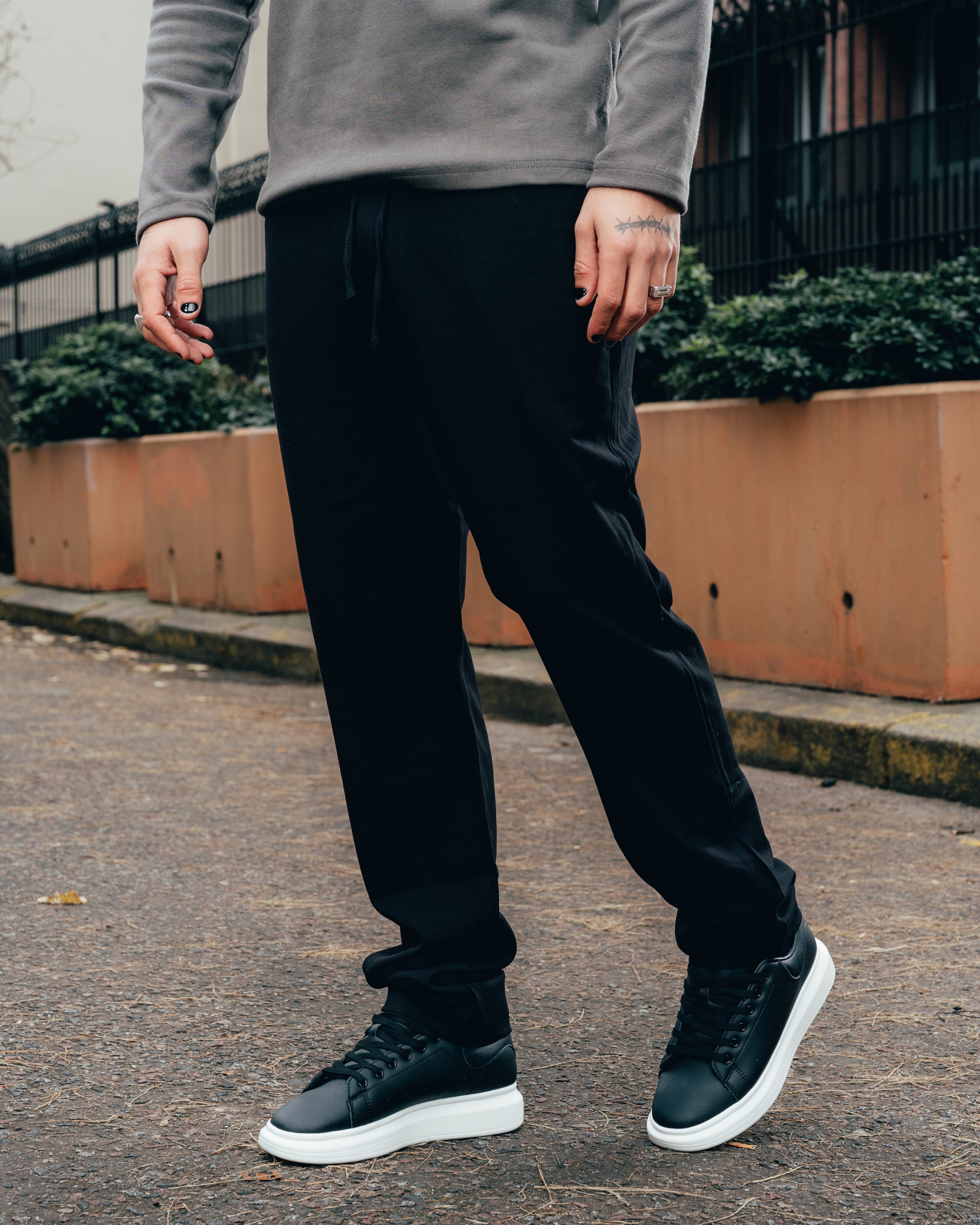 PANTALON SLIM [ PRIMARI ] BLACK