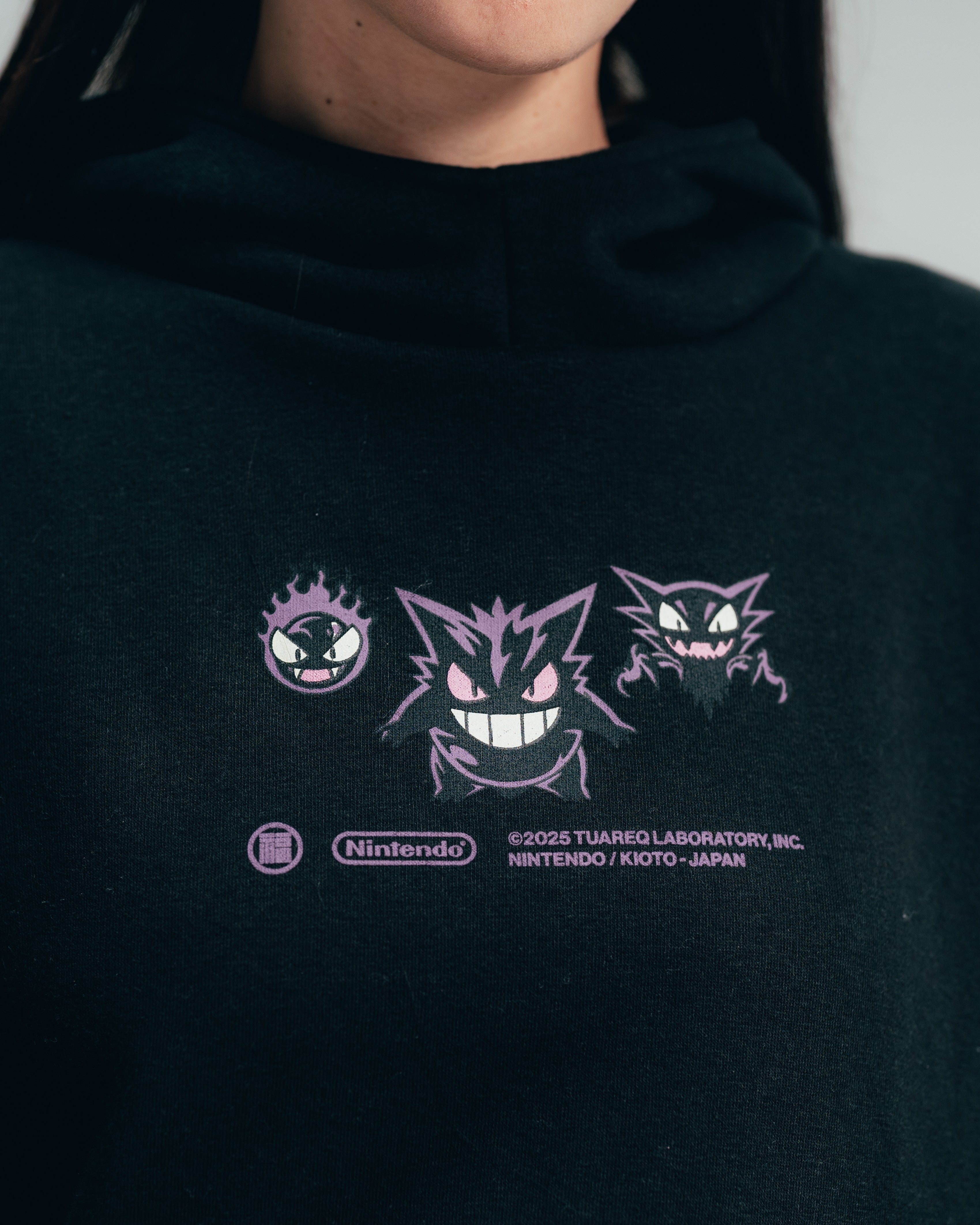 HOODIE EXTRAHEAVY [ NINTENDO ] GENGAR BLACK