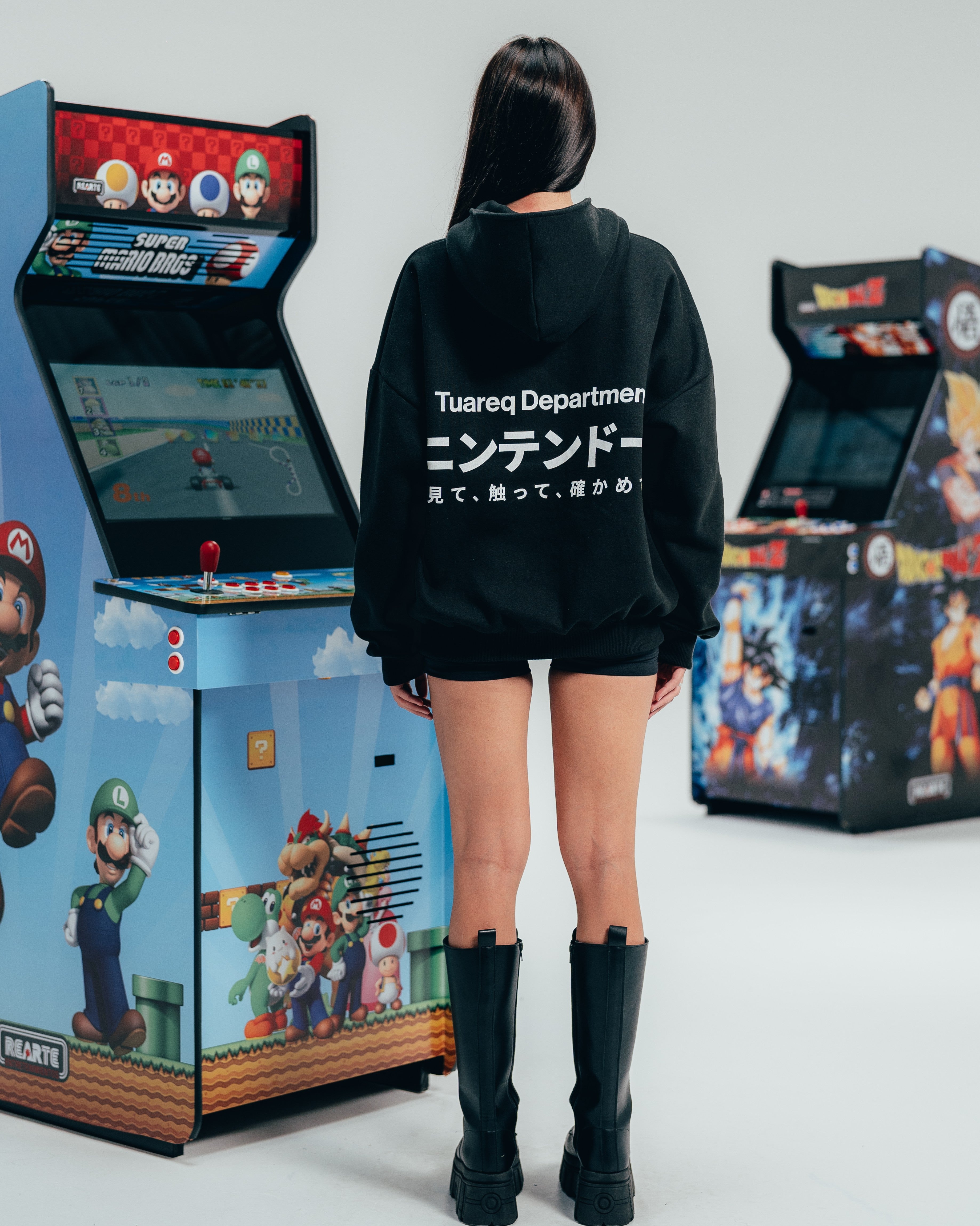 HOODIE EXTRAHEAVY [ NINTENDO ] SIMPLE BLACK