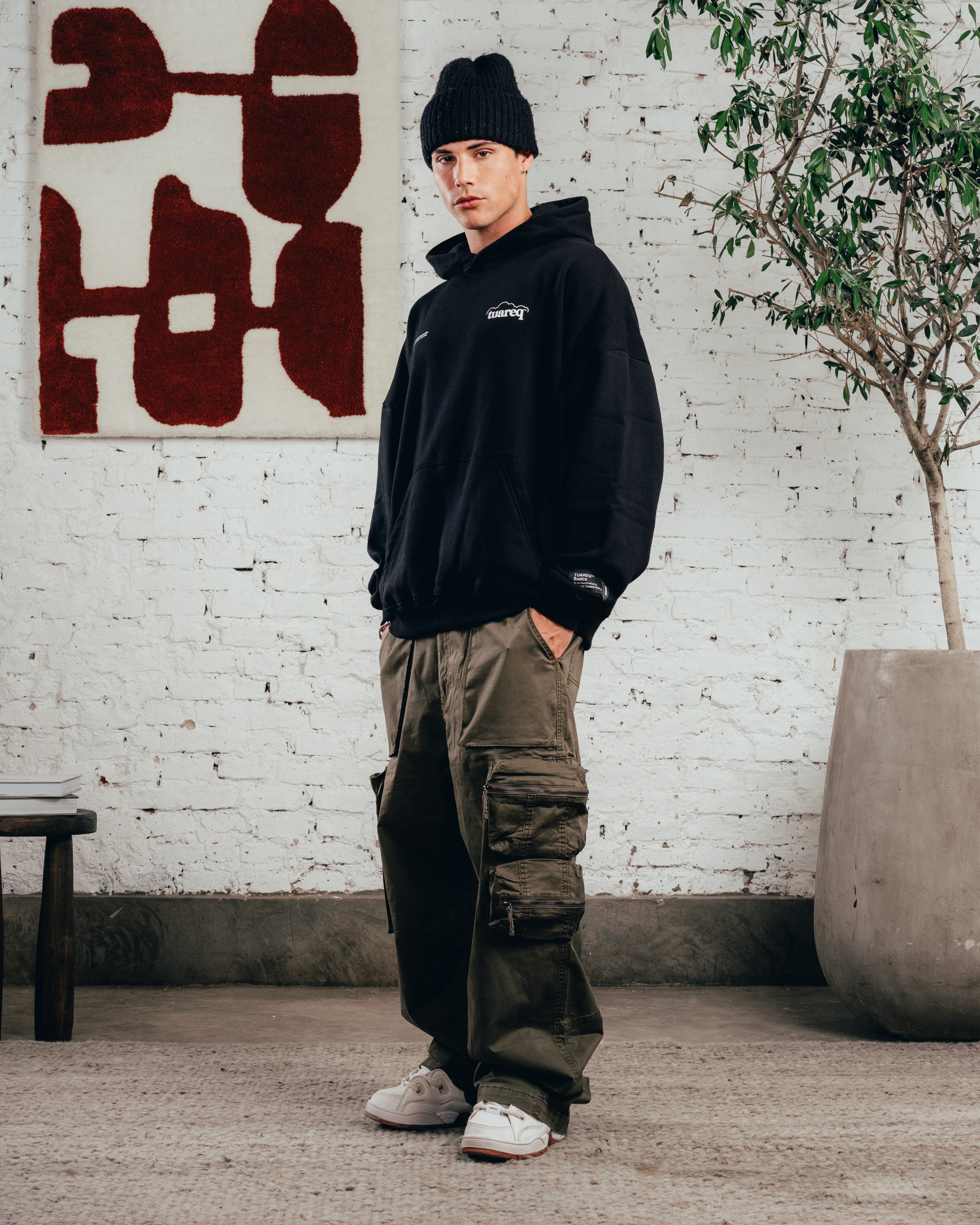 HOODIE OVERSIZED [ COMFORT ] CLOUD BLACK